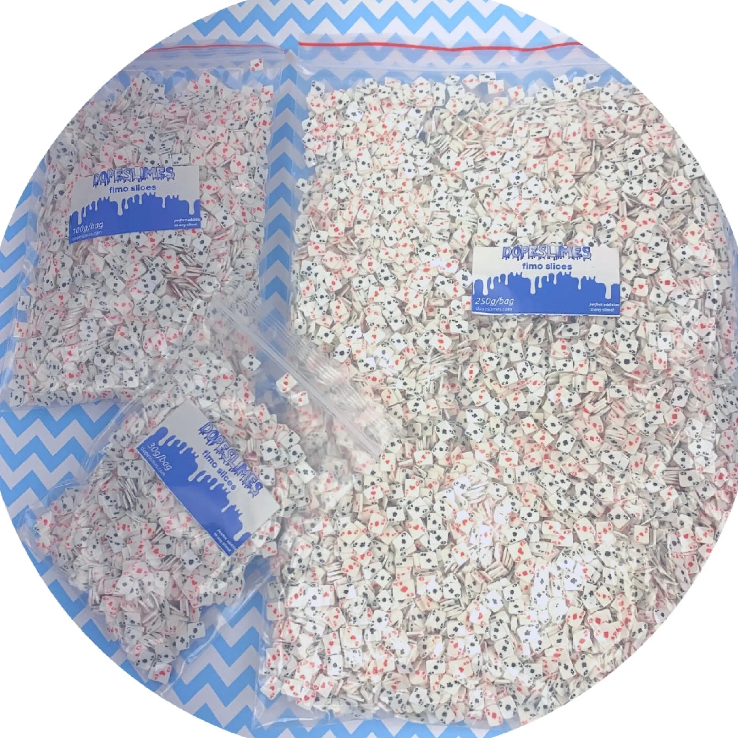 Slime Fimo Slices>Dope Slime Ace Playing Card Fimo Slices