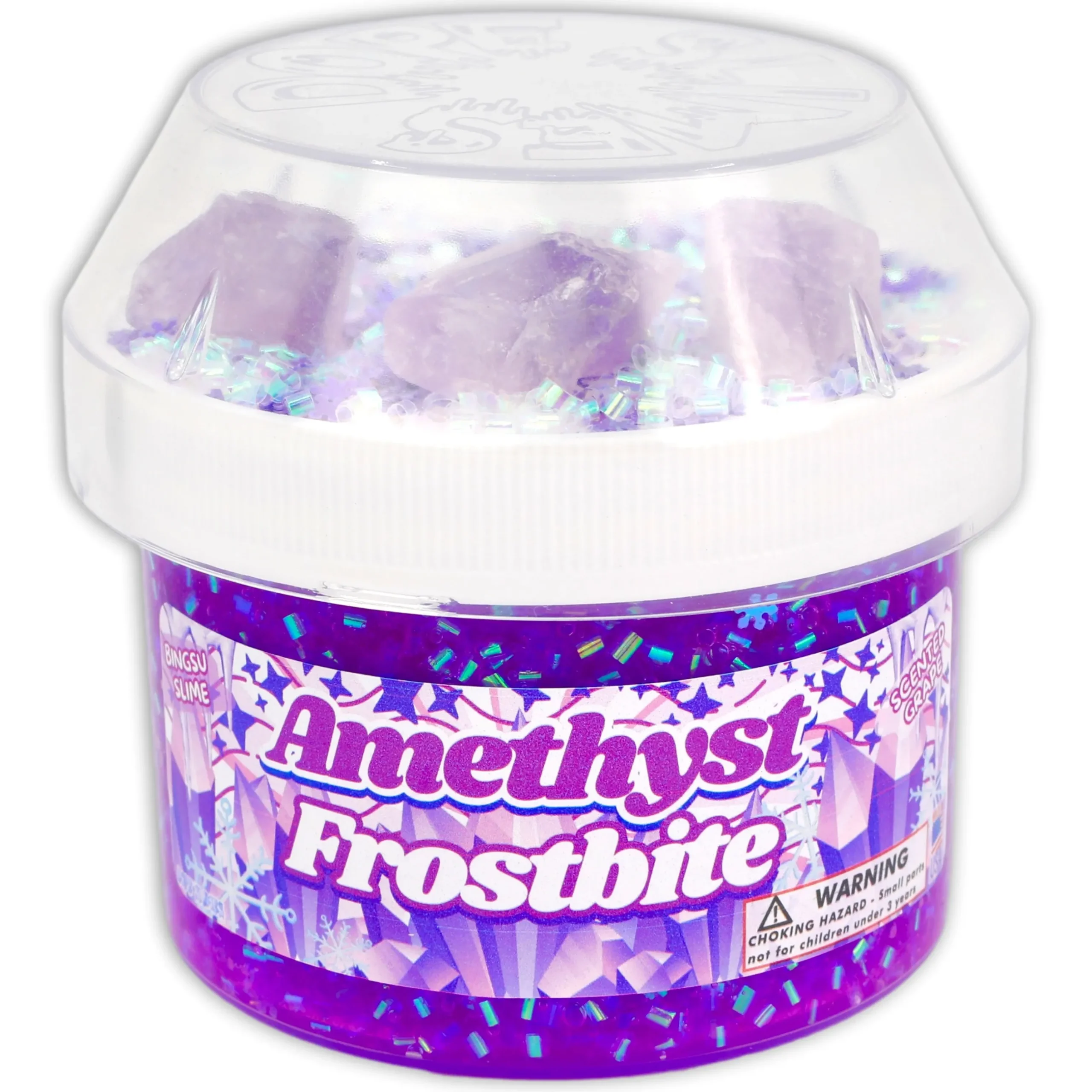 Beaded Slime|Bingsu Slime>Dope Slime Amethyst Frostbite