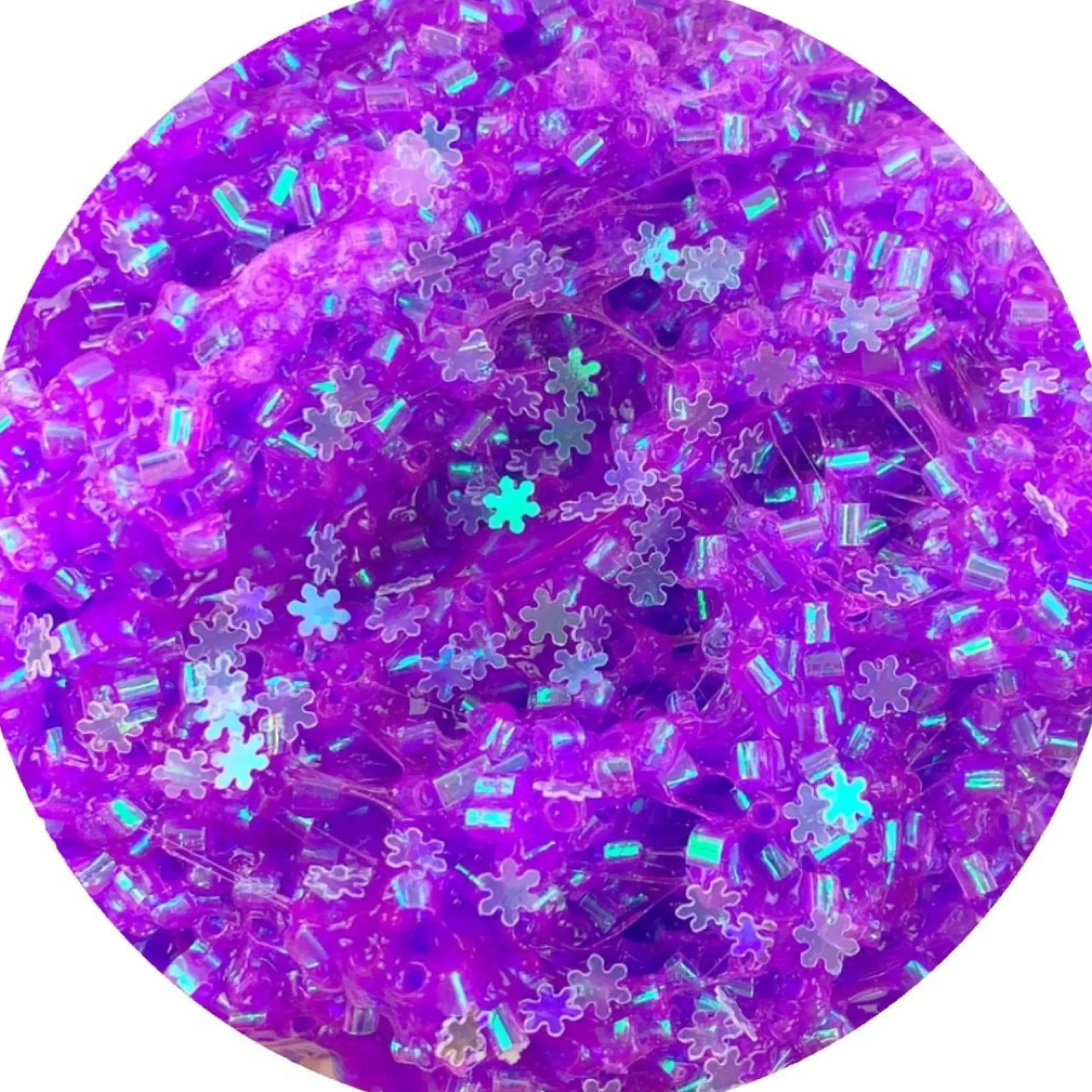 Beaded Slime|Bingsu Slime>Dope Slime Amethyst Frostbite