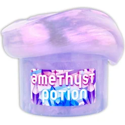 Clear Base Slime|Unique Textured Slime>Dope Slime Amethyst Potion