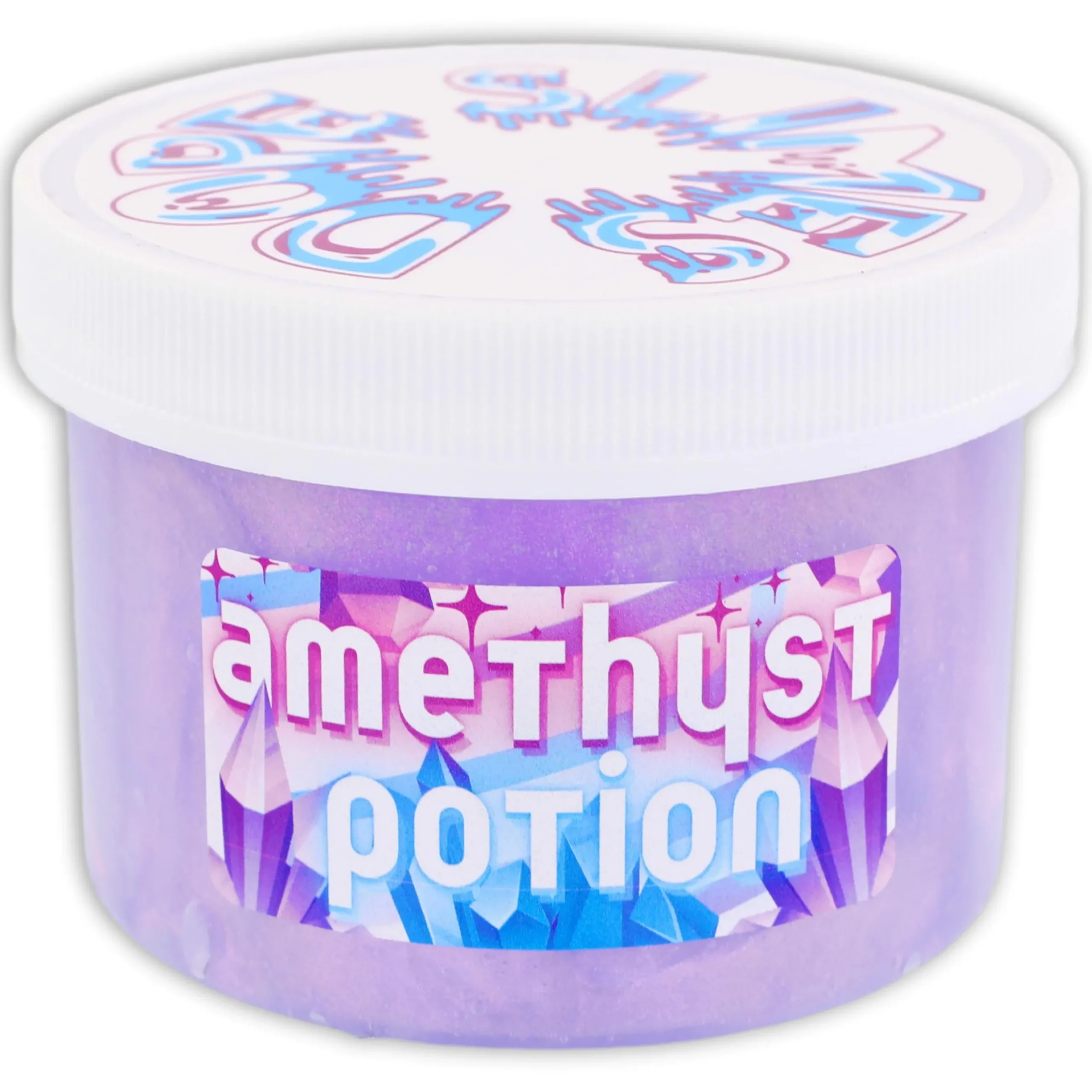 Clear Base Slime|Unique Textured Slime>Dope Slime Amethyst Potion