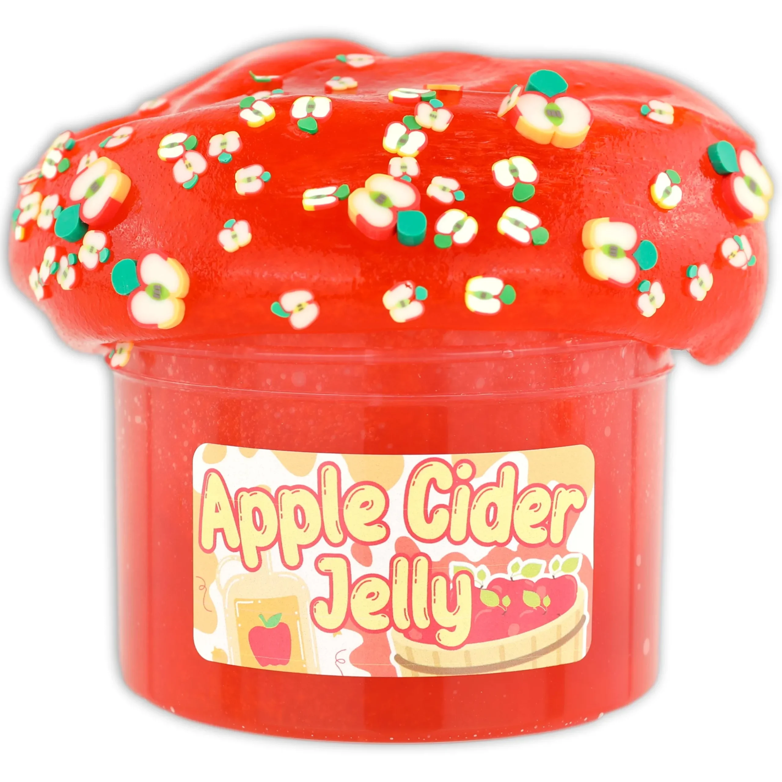 Clear Base Slime|Unique Textured Slime>Dope Slime Apple Cider Jelly