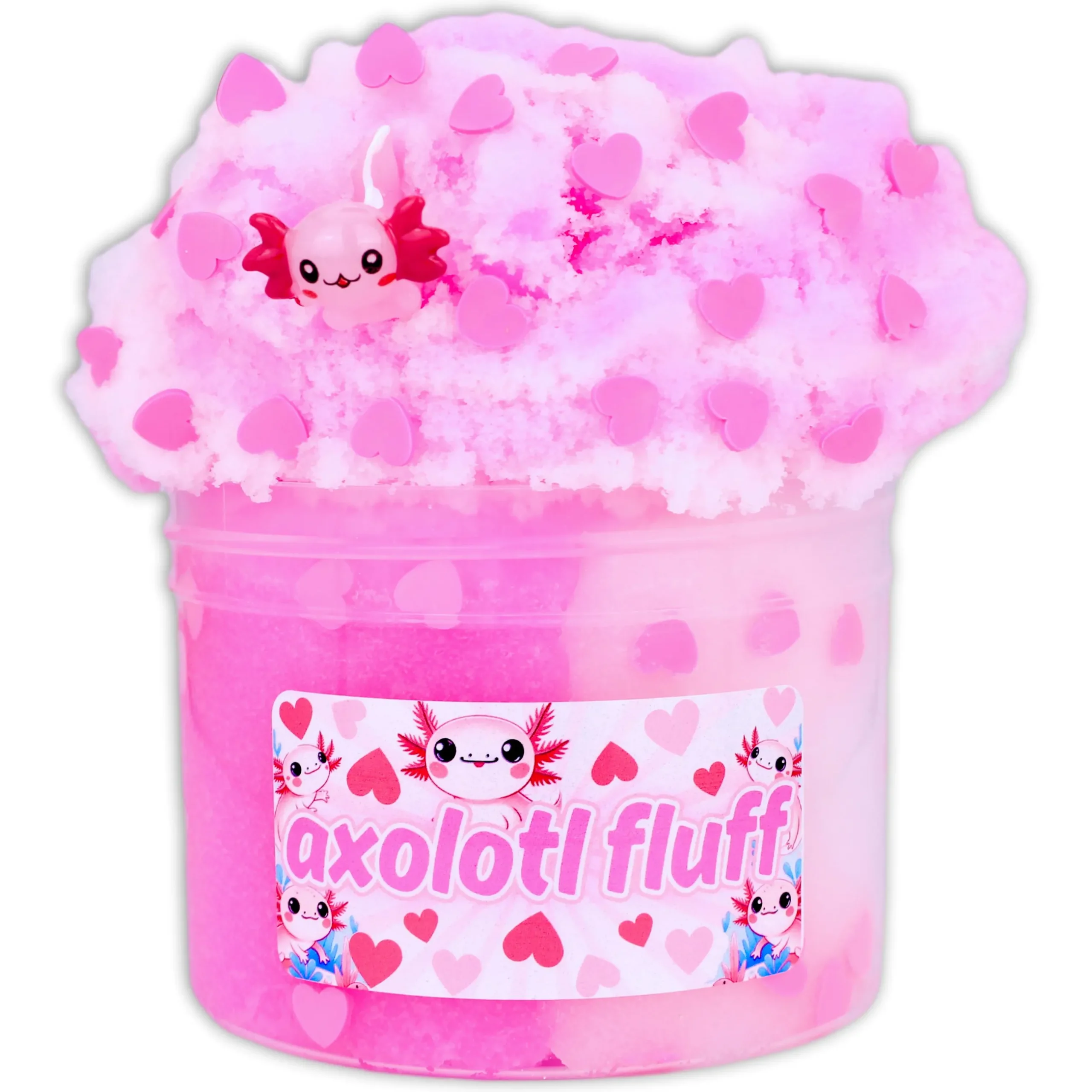 Icee Slime|Unique Textured Slime>Dope Slime Axolotl Fluff