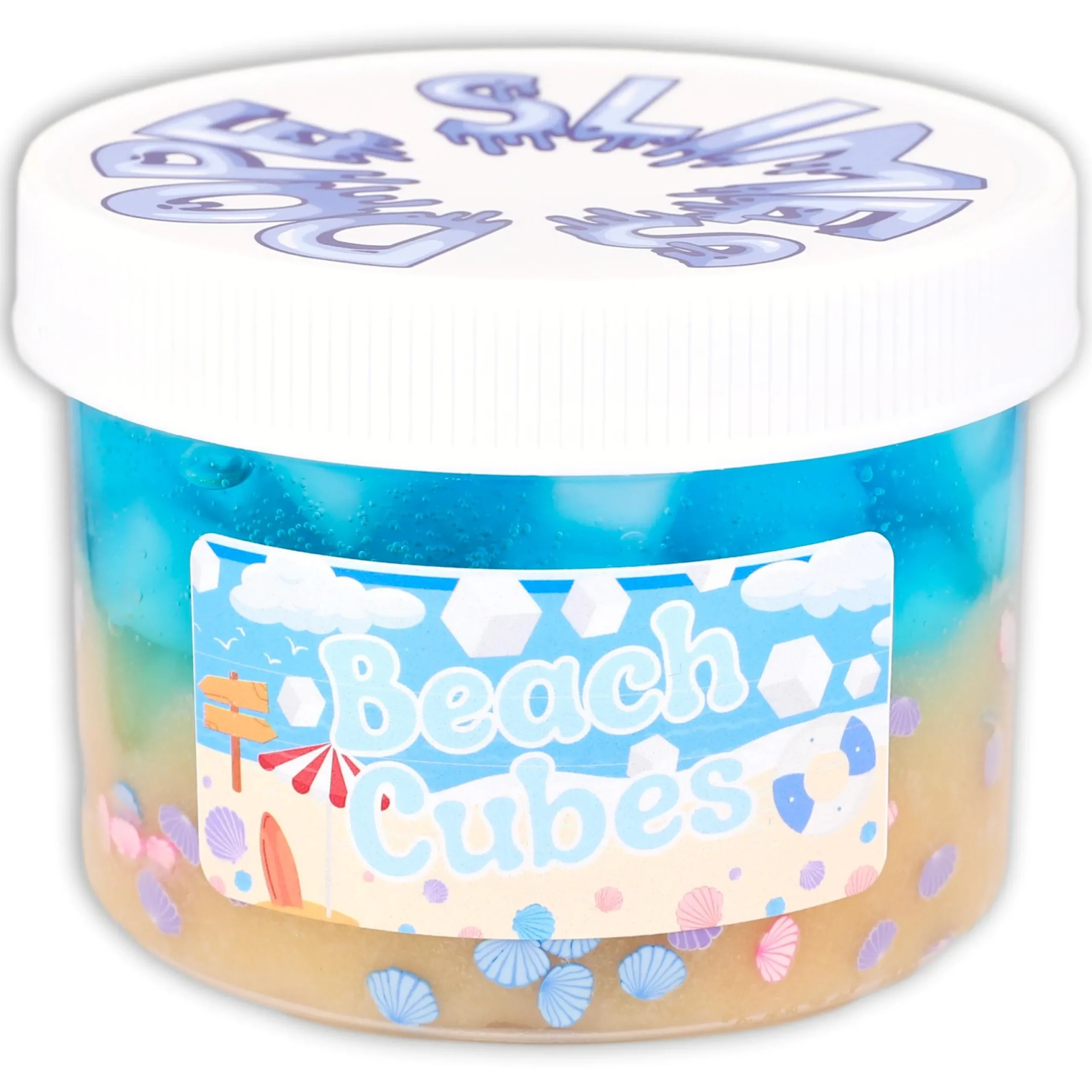 Clear Base Slime|Icee Slime>Dope Slime Beach Cubes