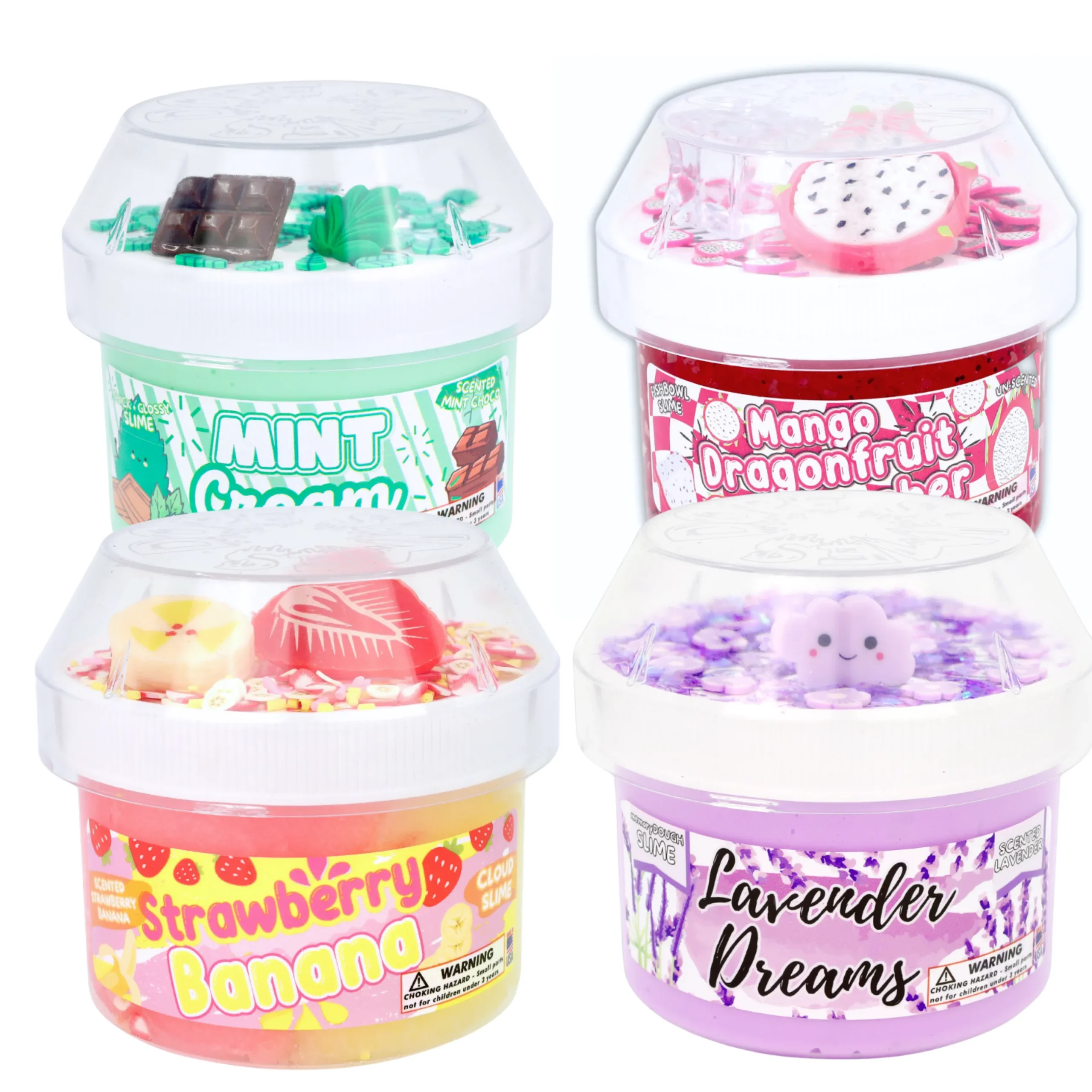 Cloud Slime|Butter Slime>Dope Slime Bestseller Slime Multi-pack Kit Version 2.0 - 32 fl/oz of slime!