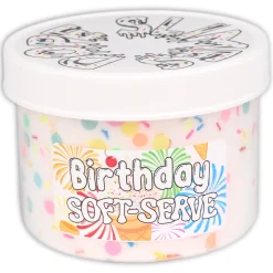 Ice-Cream Slimes|Unique Textured Slime>Dope Slime Birthday Soft Serve