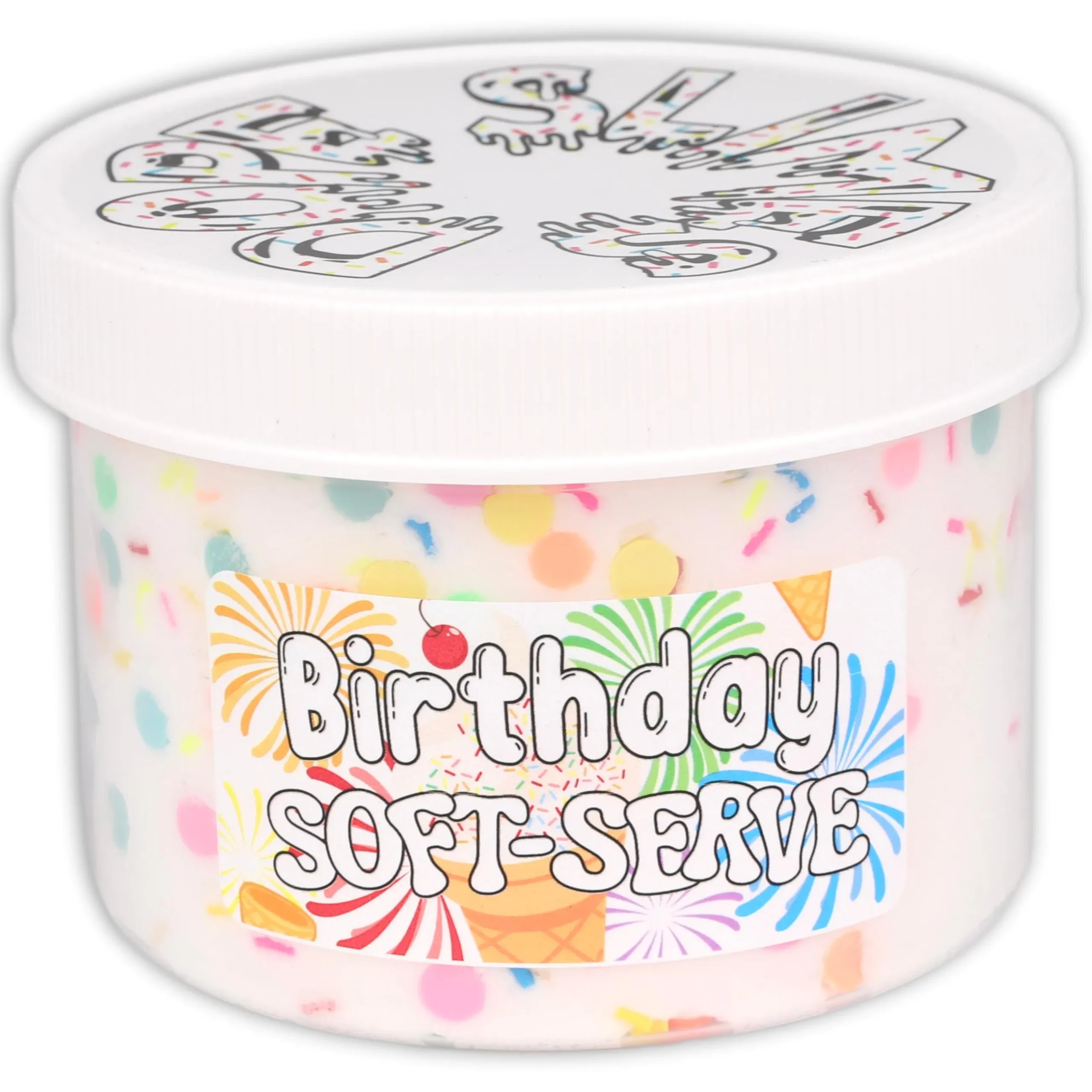 Ice-Cream Slimes|Unique Textured Slime>Dope Slime Birthday Soft Serve