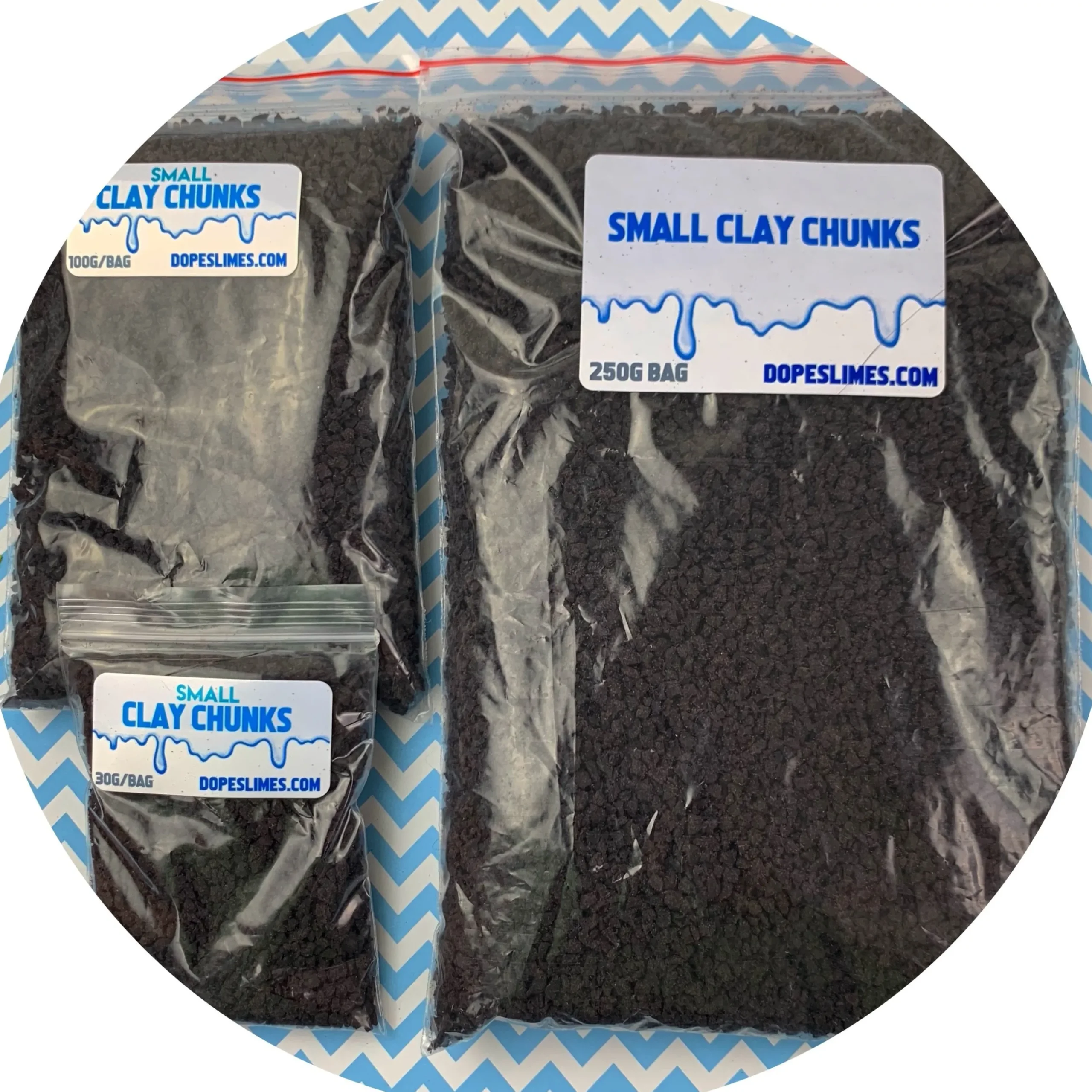 Slime Sprinkles|Other Slime Supplies>Dope Slime Black Clay Chunk Sprinkles