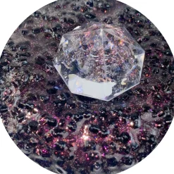 Clear Base Slime|Bingsu Slime>Dope Slime Black Diamond