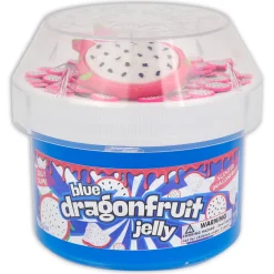 Clear Base Slime|Jelly Slime>Dope Slime Blue Dragonfruit Jelly