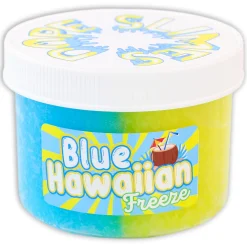 Icee Slime|Unique Textured Slime>Dope Slime Blue Hawaiian Freeze