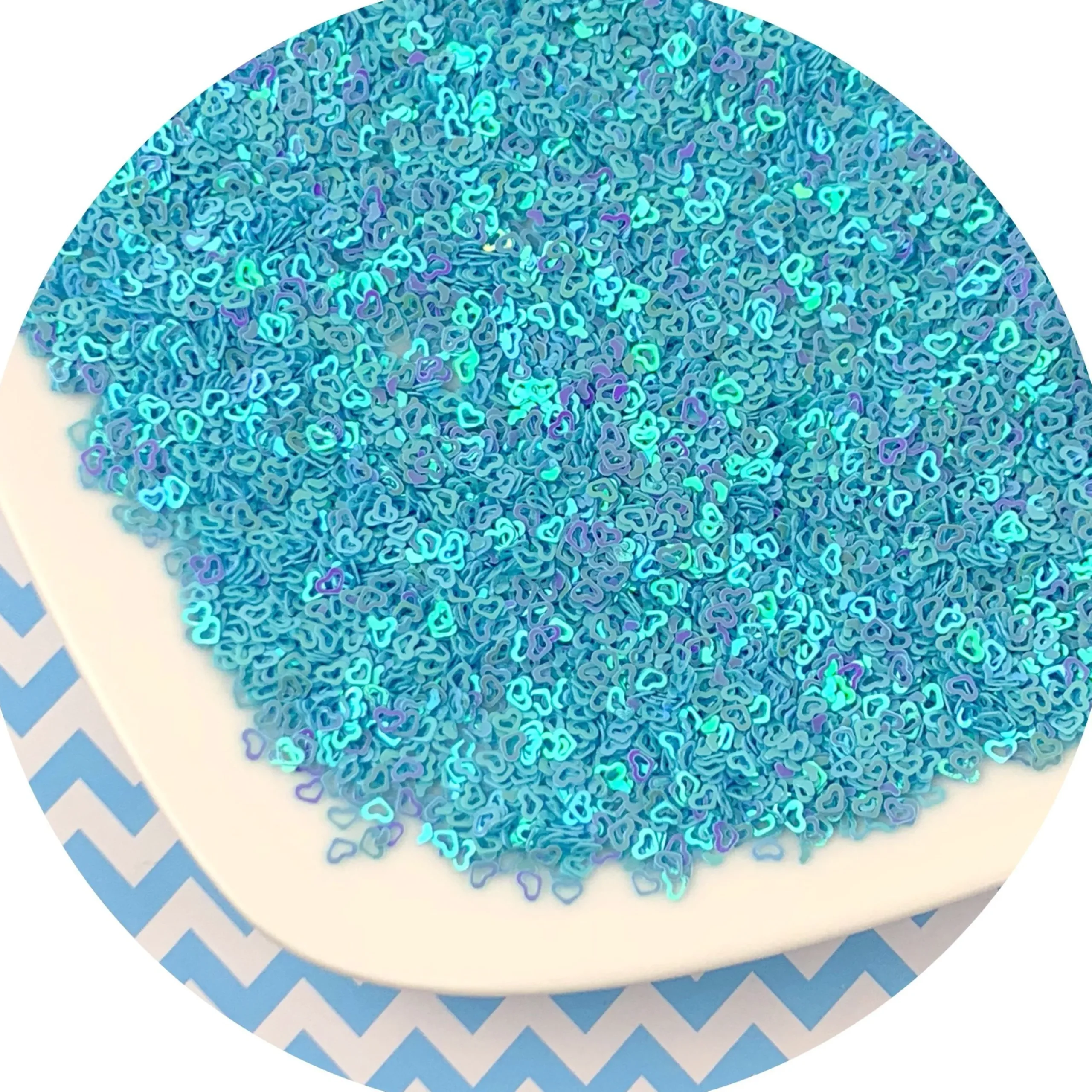 Slime Sprinkles|Slime Glitter>Dope Slime Blue Hearts