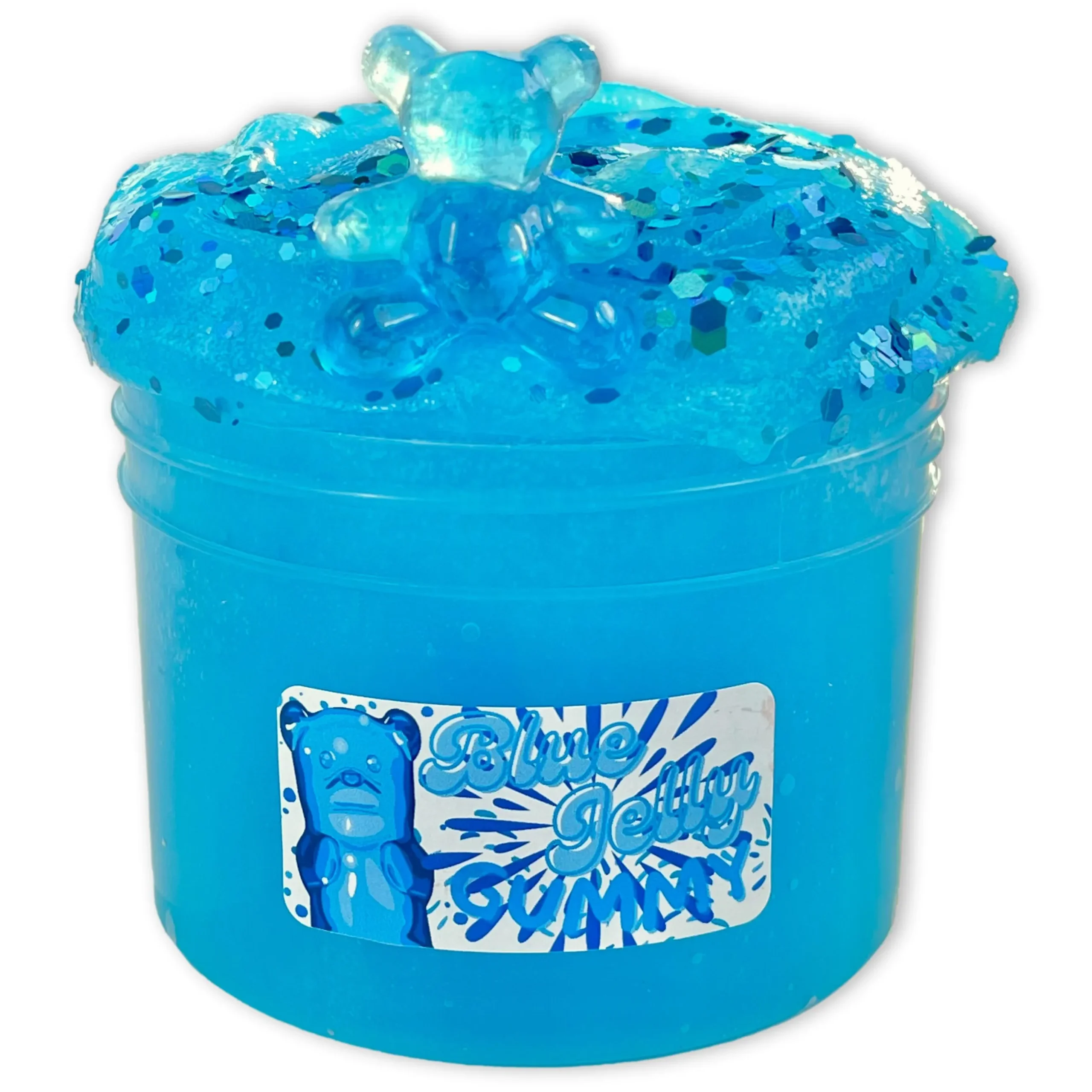 Clear Base Slime|Jelly Slime>Dope Slime Blue Jelly Gummy