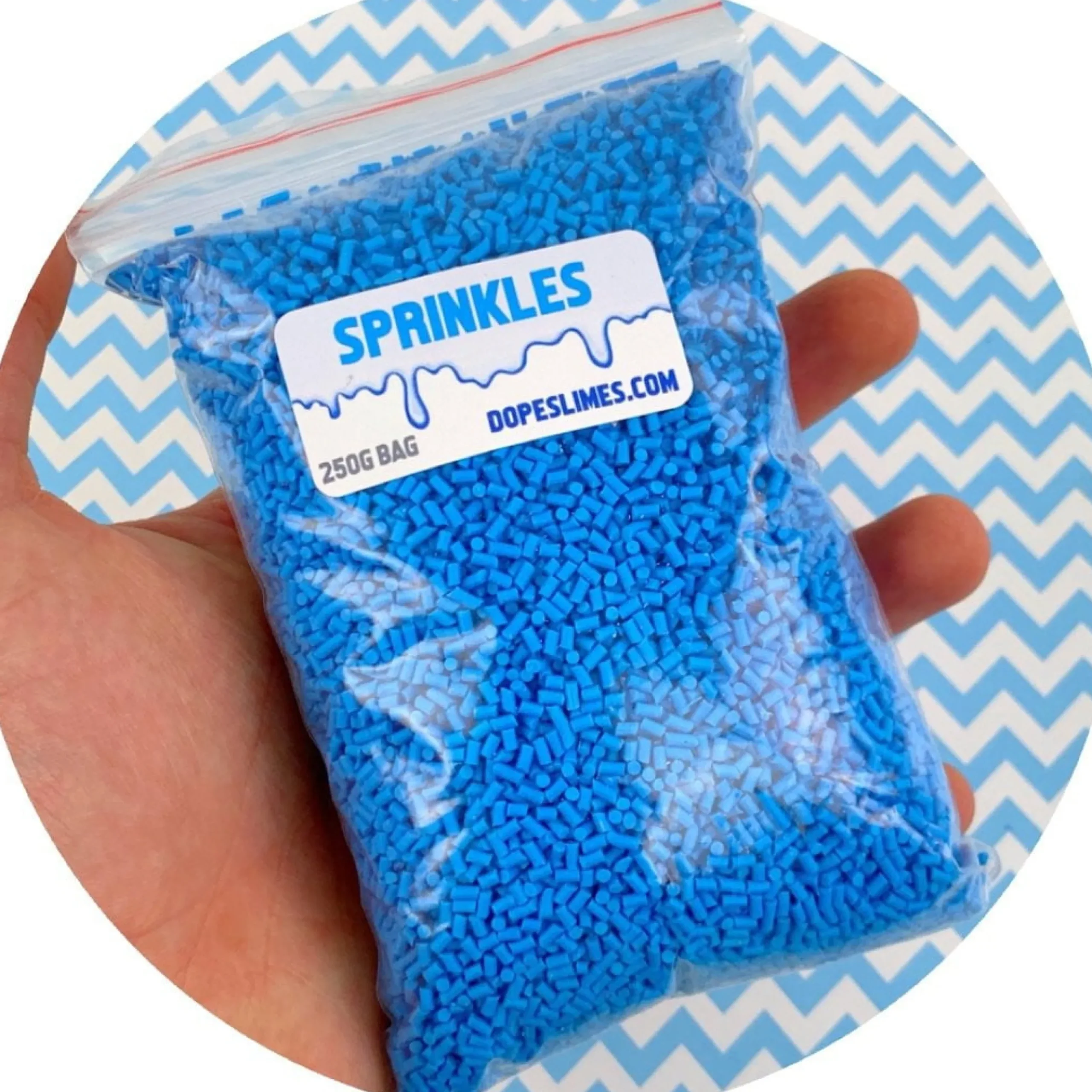 Slime Sprinkles>Dope Slime Blue Sprinkles