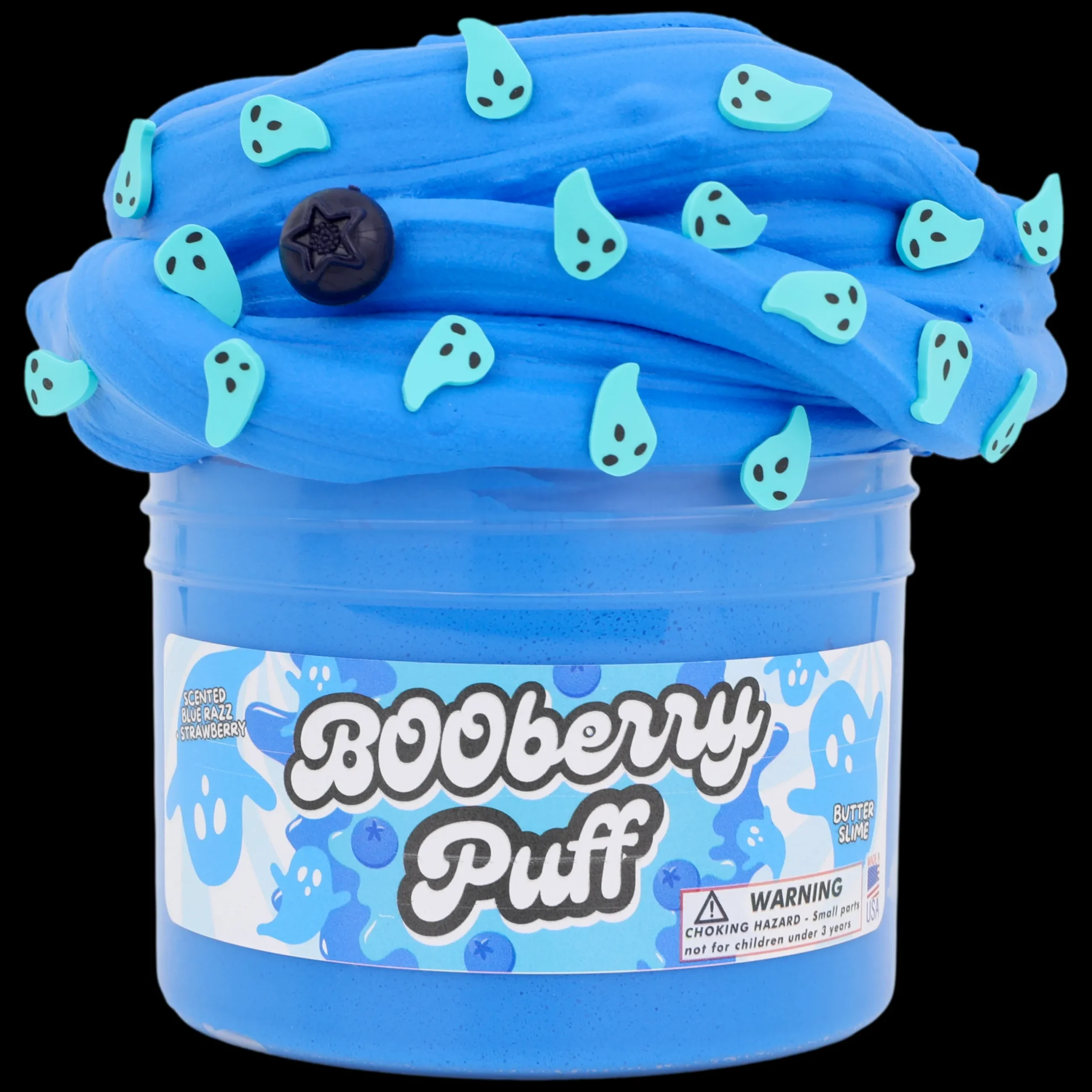 Butter Slime|Ice-Cream Slimes>Dope Slime BOOberry Puff