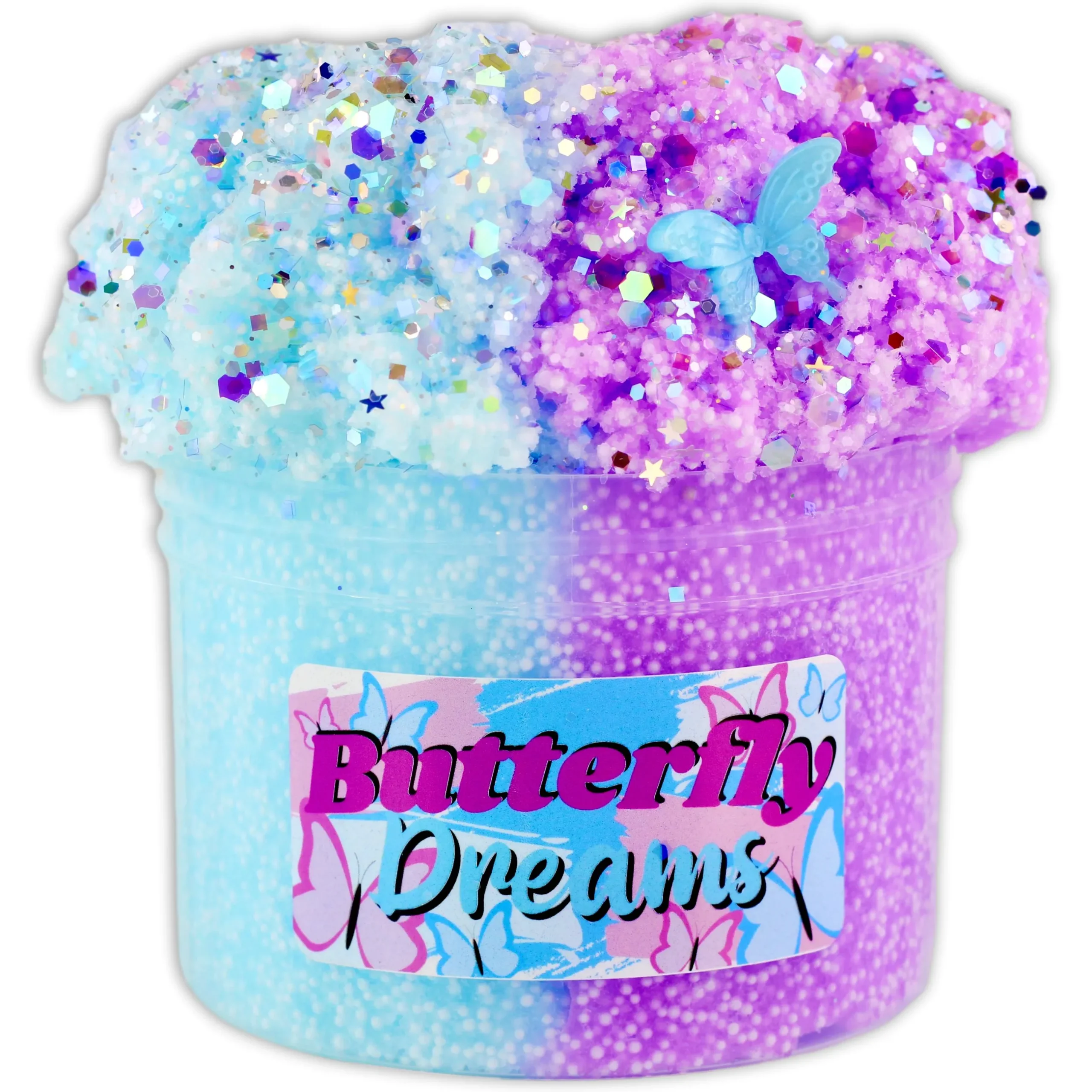 Unique Textured Slime>Dope Slime Butterfly Dreams microDOUGH