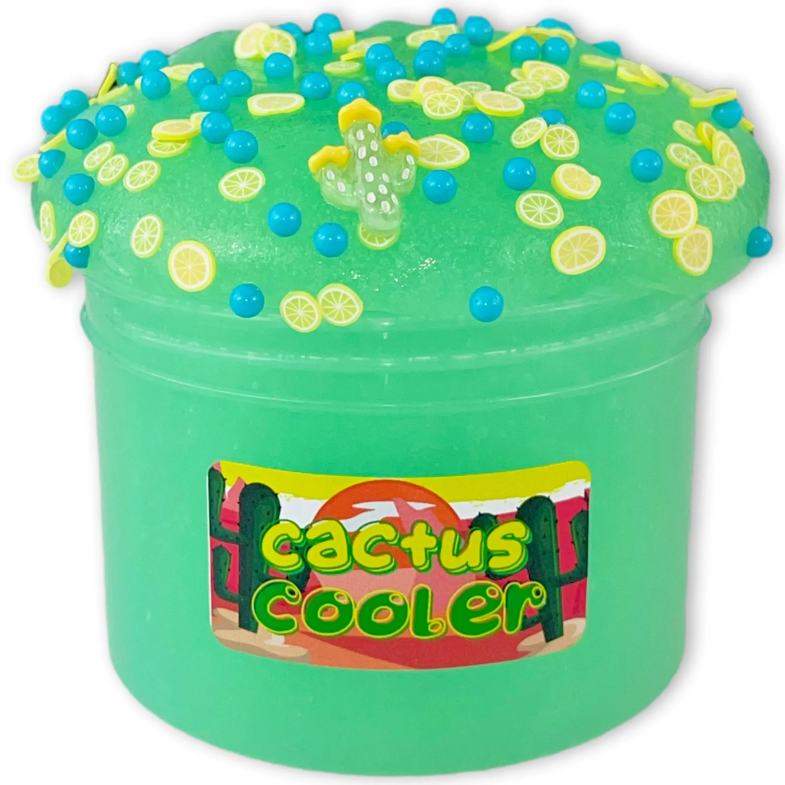 Clear Base Slime|Jelly Slime>Dope Slime Cactus Cooler