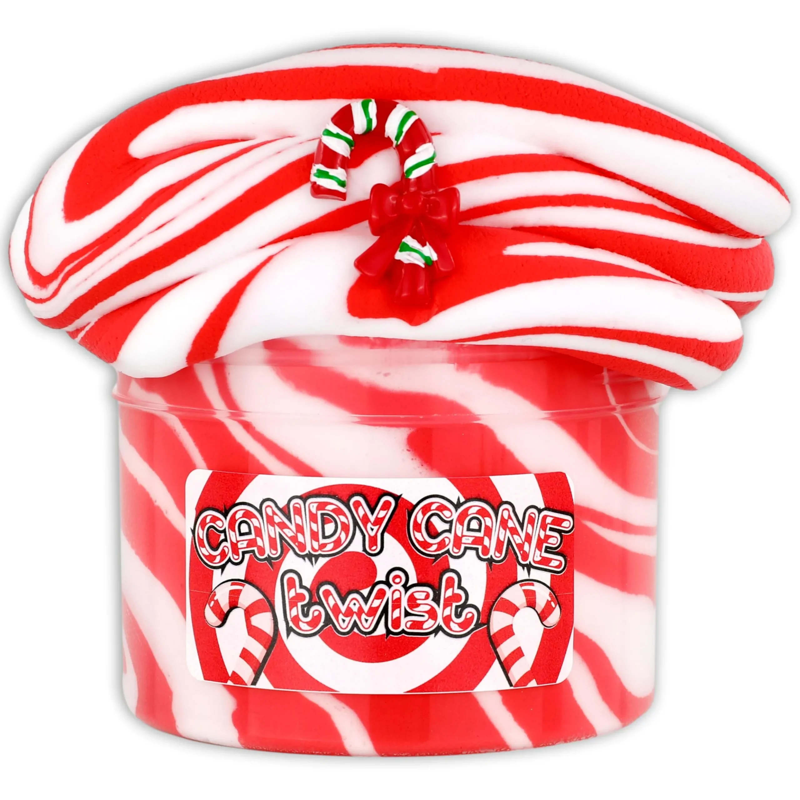 Butter Slime|Christmas Slimes>Dope Slime Candy Cane Twist