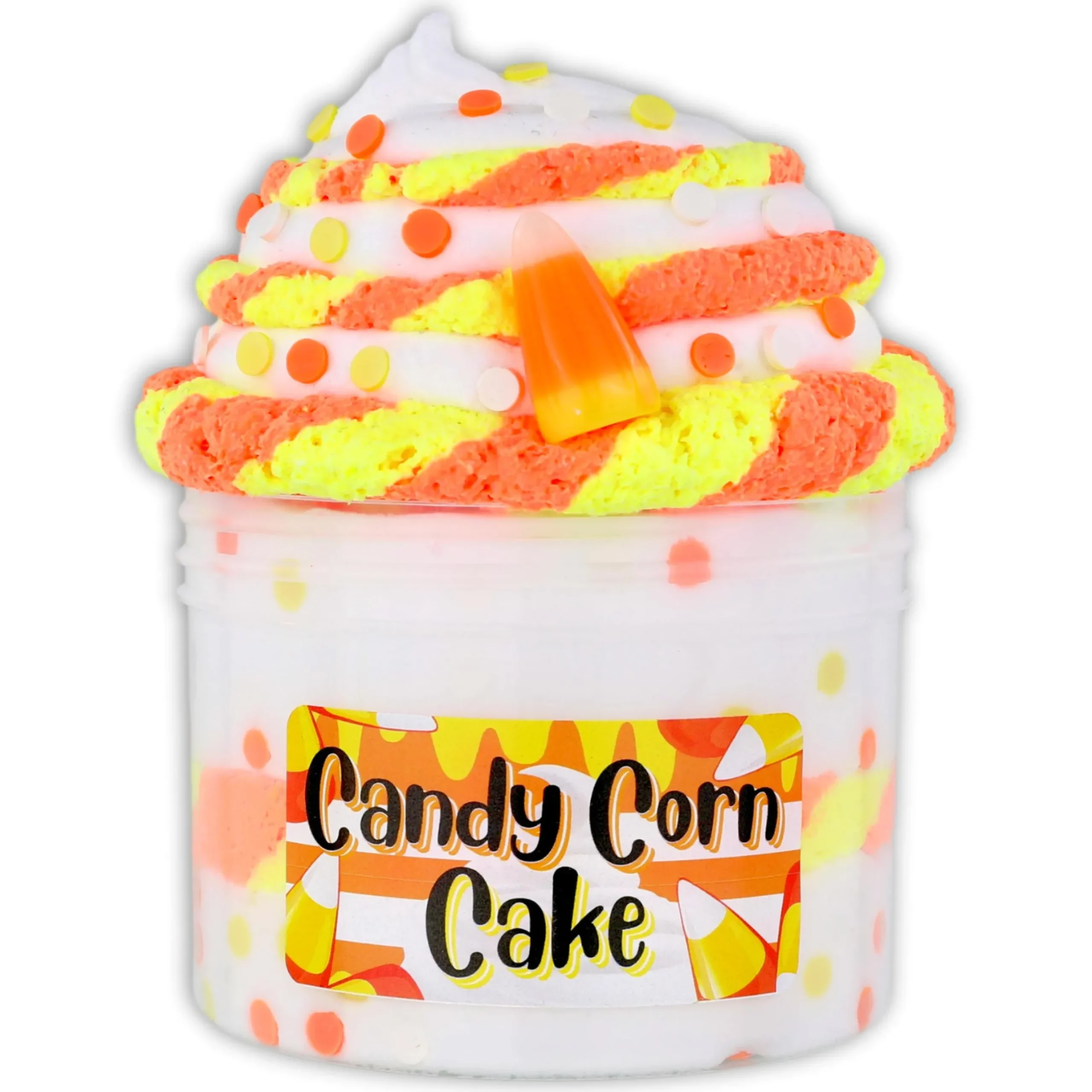 Ice-Cream Slimes|Unique Textured Slime>Dope Slime Candy Corn Cake
