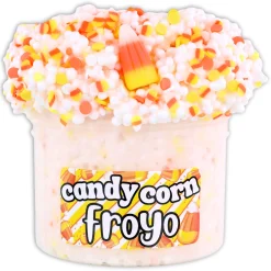 Beaded Slime>Dope Slime Candy Corn Froyo