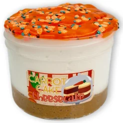 Premade Slime Kits|Unique Textured Slime>Dope Slime Carrot Cake Cheesecake DIY