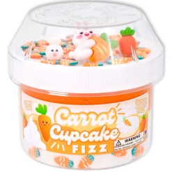Butter Slime|Unique Textured Slime>Dope Slime Carrot Cupcake Fizz