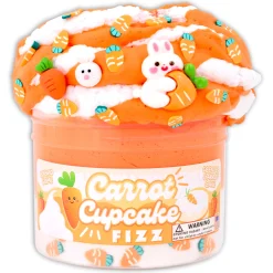 Butter Slime|Unique Textured Slime>Dope Slime Carrot Cupcake Fizz