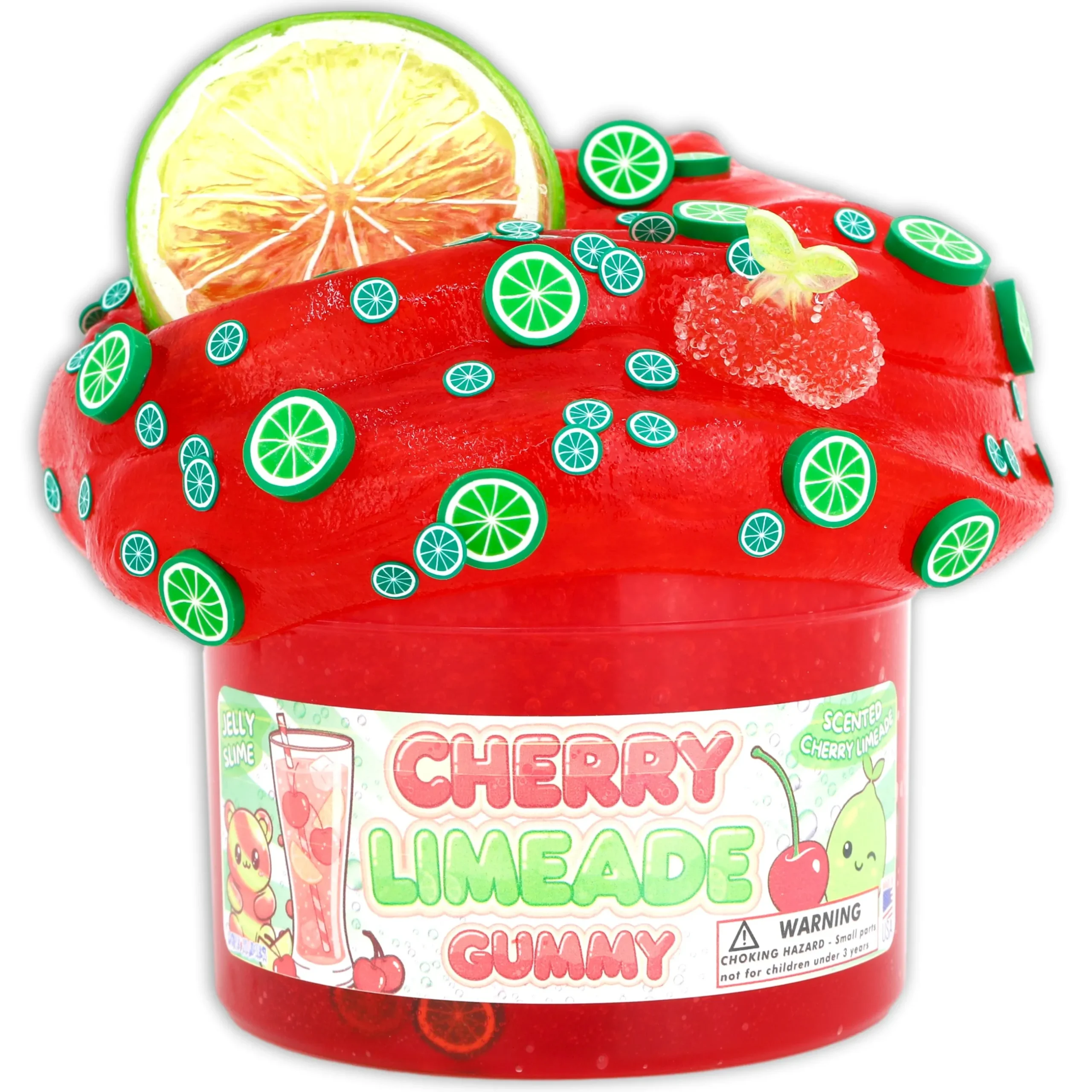 Restock|Unique Textured Slime>Dope Slime Cherry Limeade Gummy