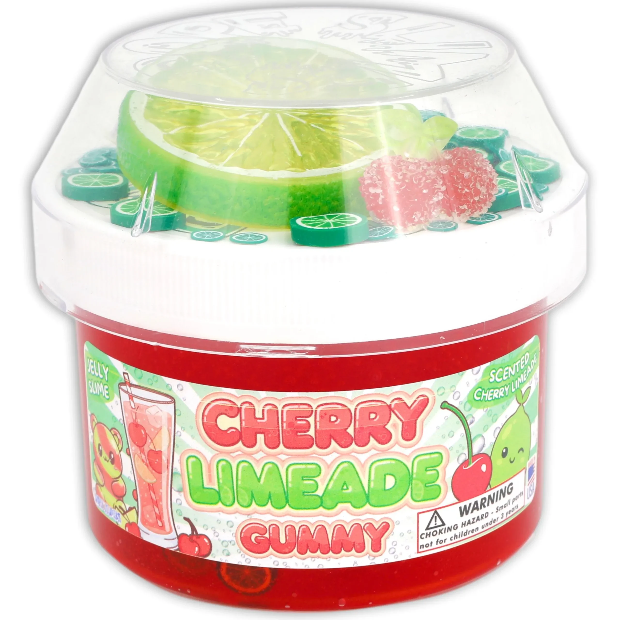 Restock|Unique Textured Slime>Dope Slime Cherry Limeade Gummy