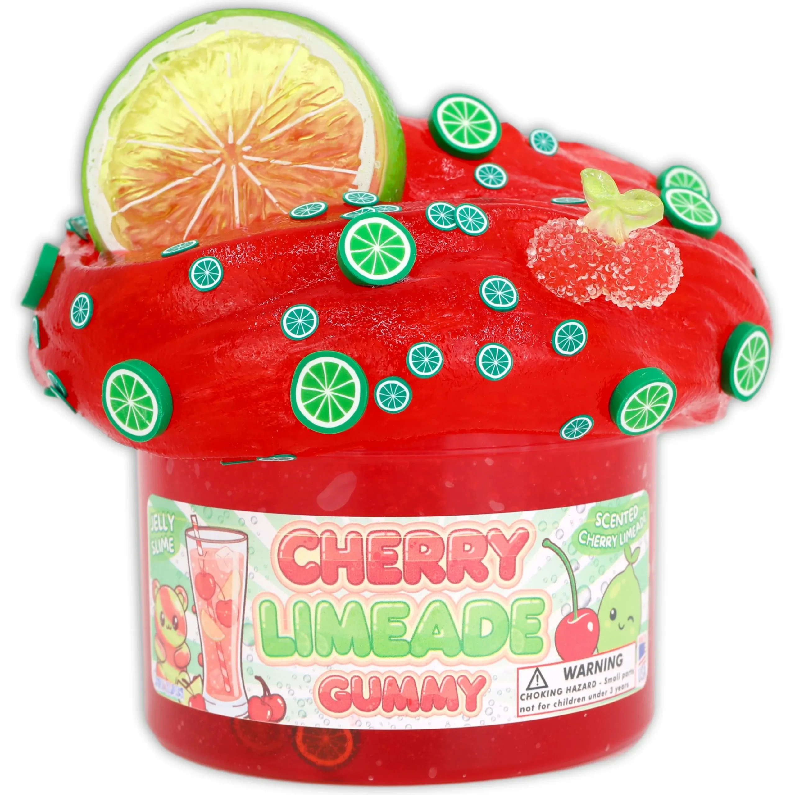 Restock|Unique Textured Slime>Dope Slime Cherry Limeade Gummy