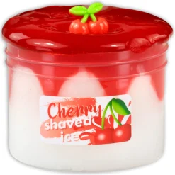 Clear Base Slime|Icee Slime>Dope Slime Cherry Shaved Ice