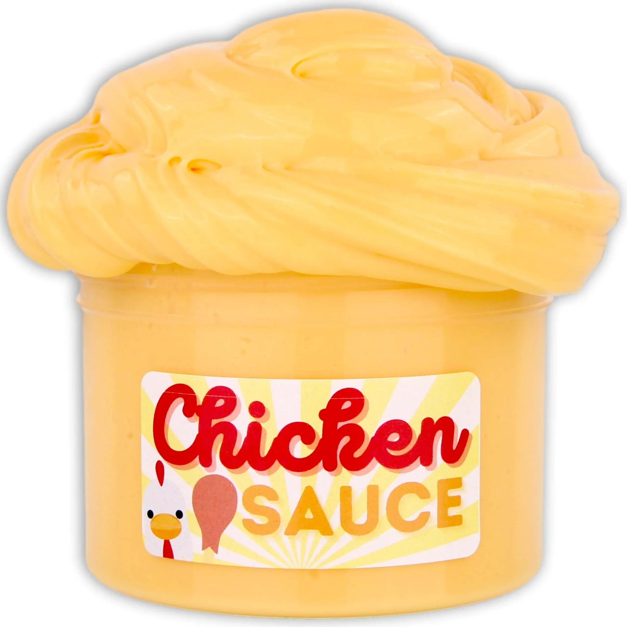Clear Base Slime|Unique Textured Slime>Dope Slime Chicken Sauce