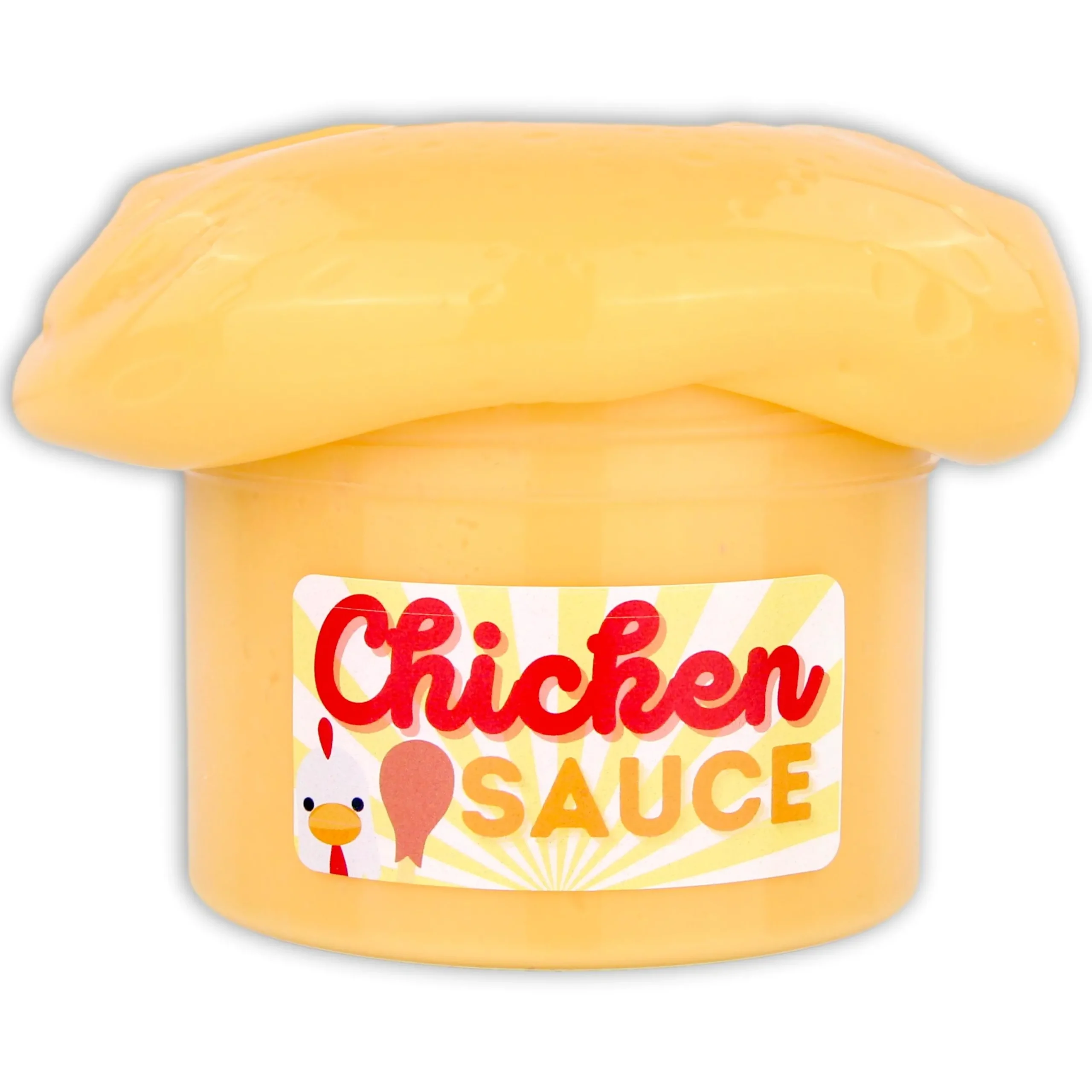 Clear Base Slime|Unique Textured Slime>Dope Slime Chicken Sauce