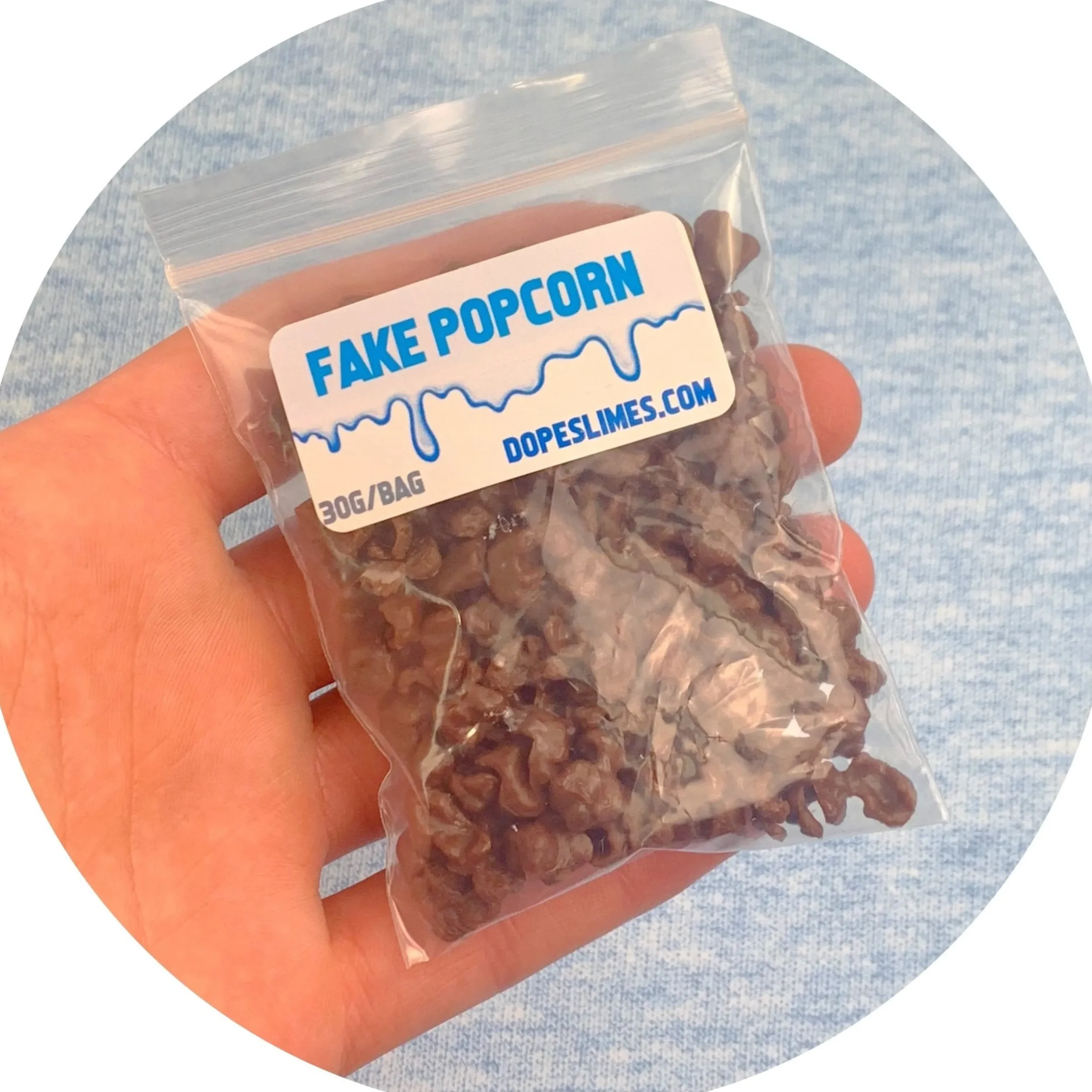 Slime Charms|Other Slime Supplies>Dope Slime Chocolate Mini Popcorns