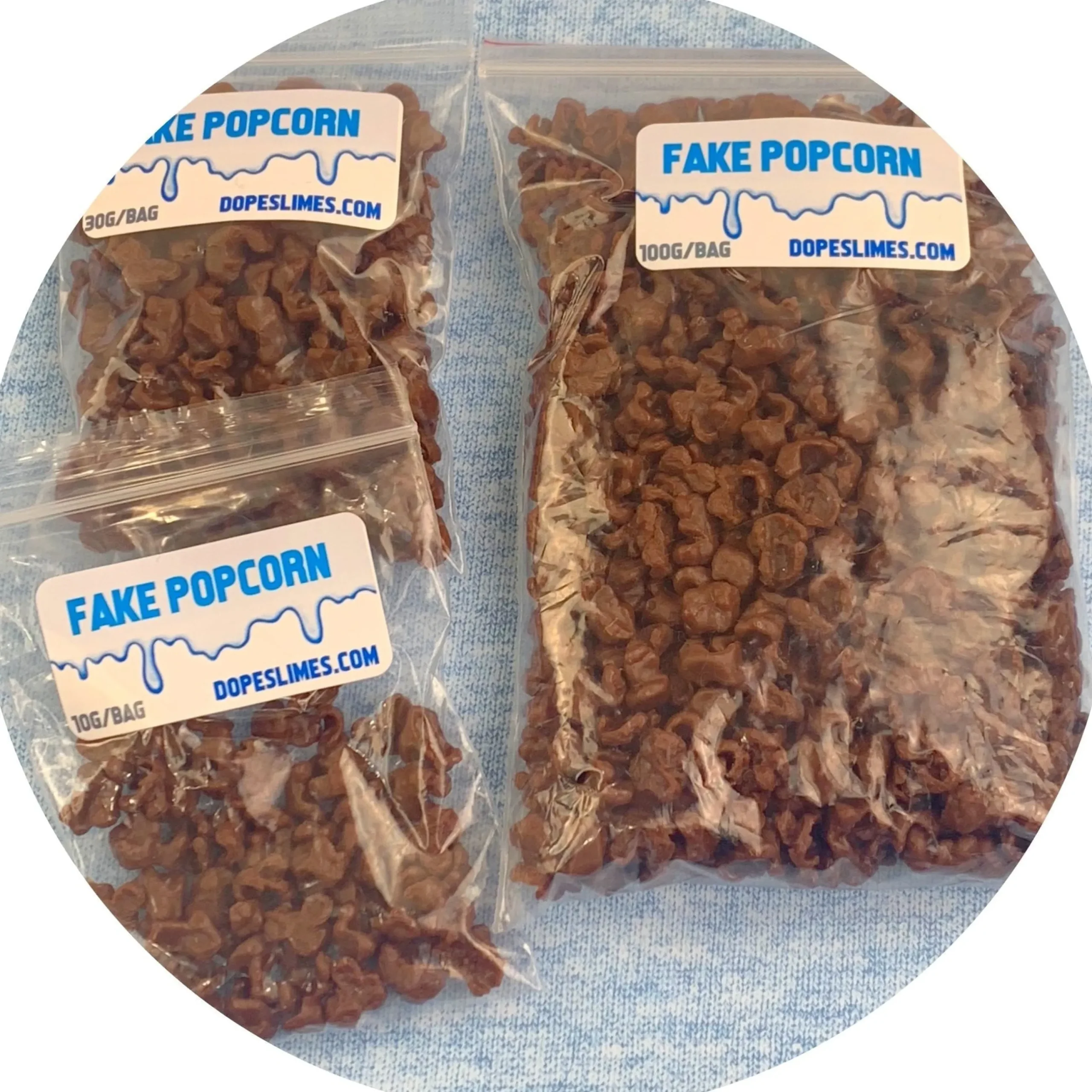 Slime Charms|Other Slime Supplies>Dope Slime Chocolate Mini Popcorns