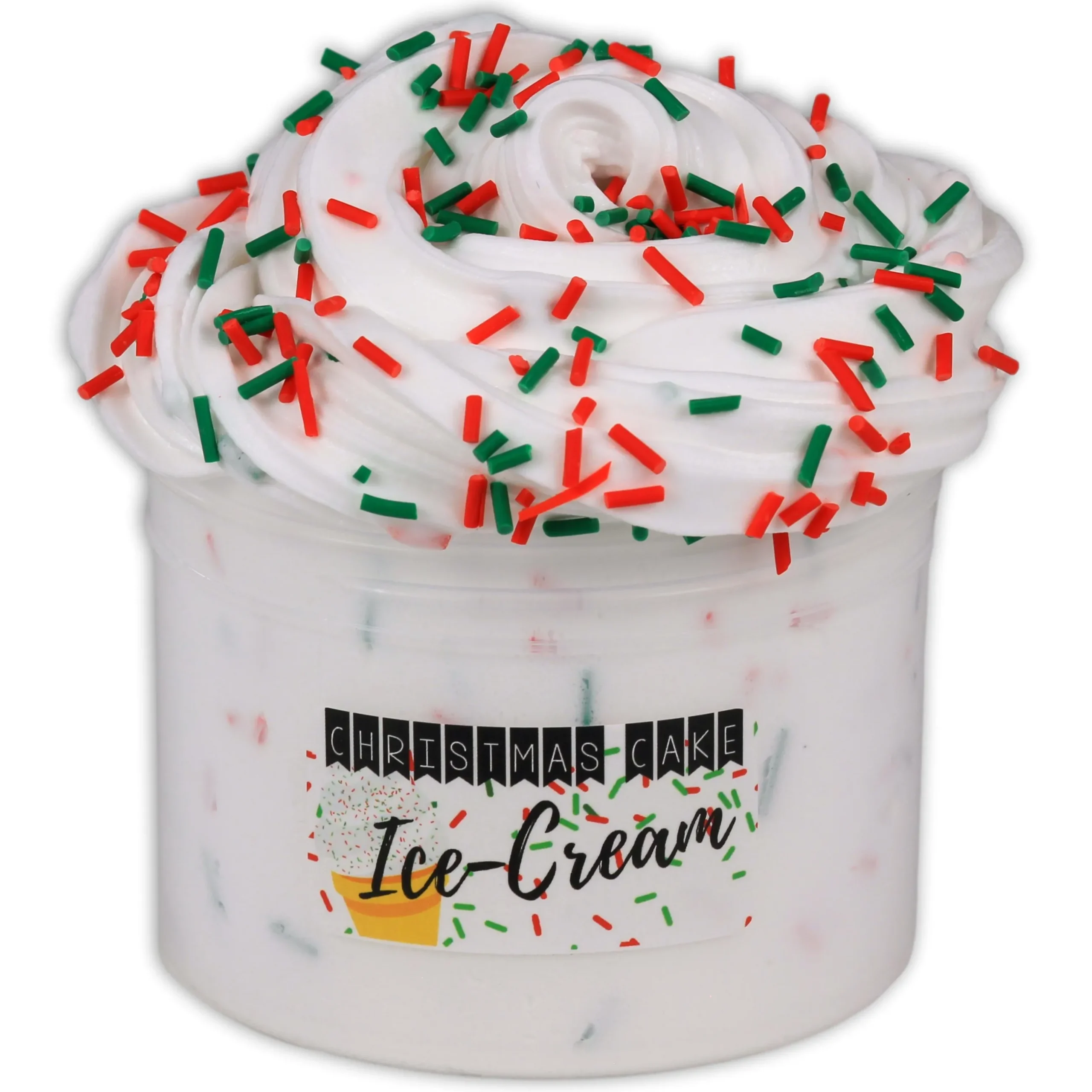 Butter Slime>Dope Slime Christmas Cake Ice Cream