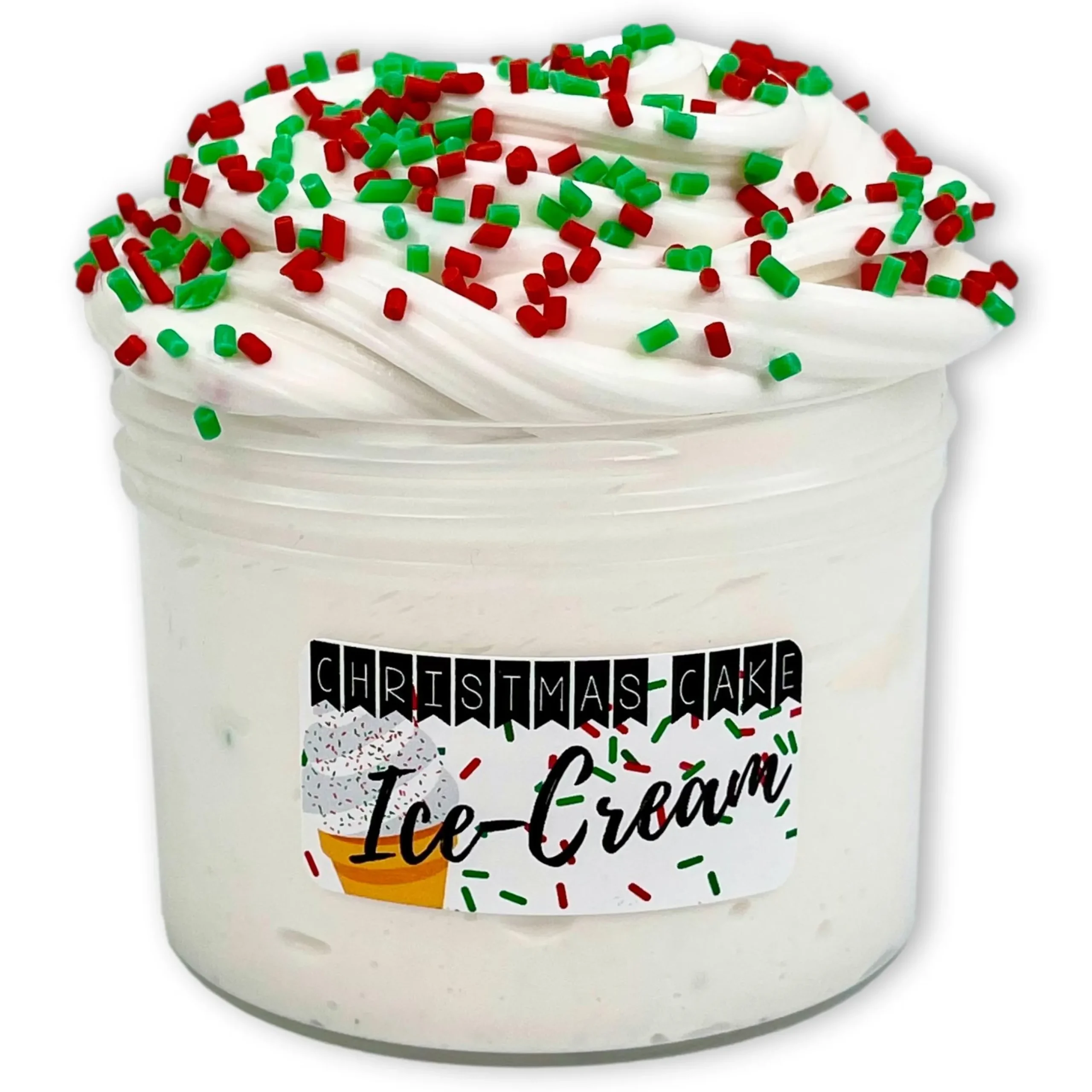 Butter Slime>Dope Slime Christmas Cake Ice Cream