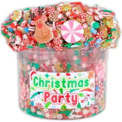 Clear Base Slime|Christmas Slimes>Dope Slime Christmas Party