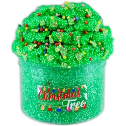 Christmas Slimes|Unique Textured Slime>Dope Slime Christmas Tree microDOUGH