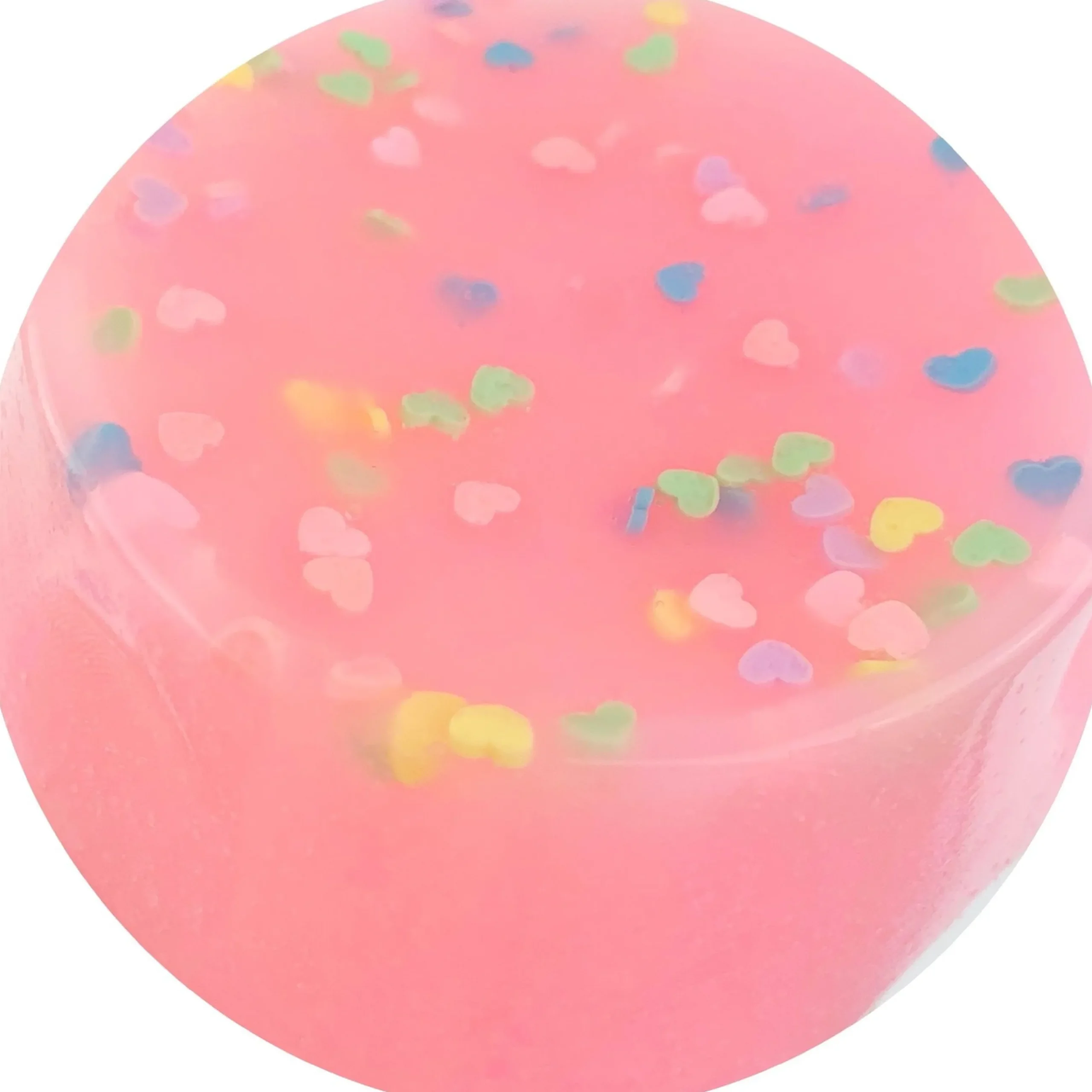 Clear Base Slime|Thick & Glossy Slime>Dope Slime Conversation Hearts