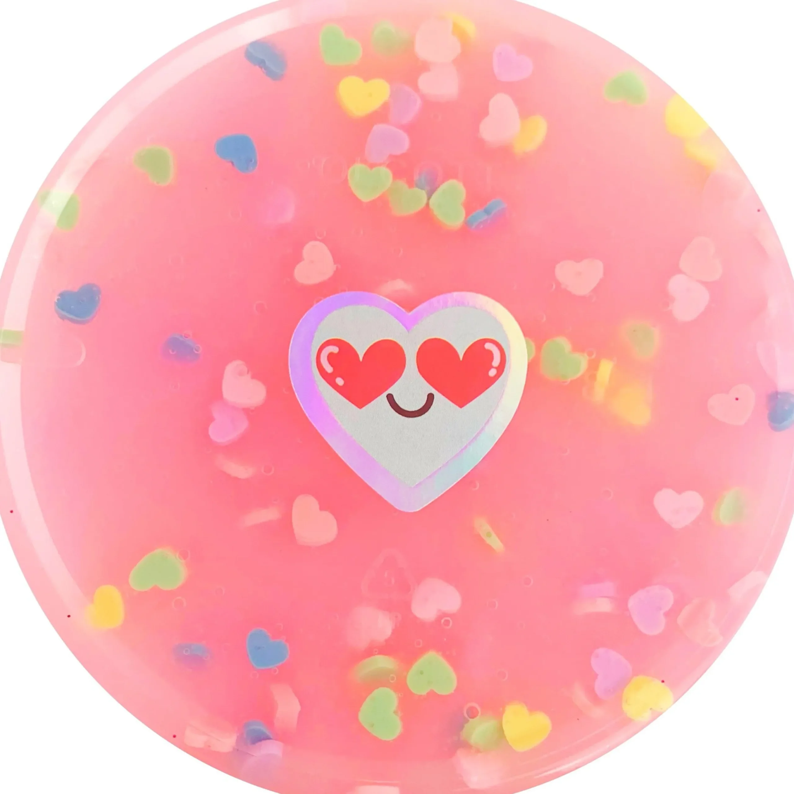 Clear Base Slime|Thick & Glossy Slime>Dope Slime Conversation Hearts