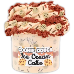 Unique Textured Slime>Dope Slime Cookie Dough Ice-Cream Cake