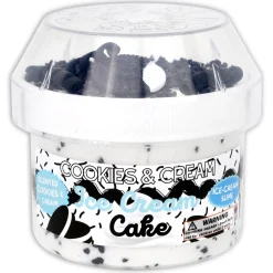 Ice-Cream Slimes|Unique Textured Slime>Dope Slime Cookies & Cream Ice-Cream Cake