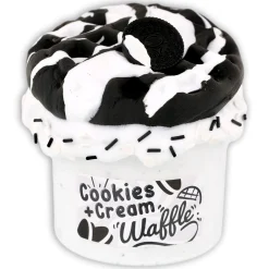 Thick & Glossy Slime|Premade Slime Kits>Dope Slime Cookies + Cream "Waffle"