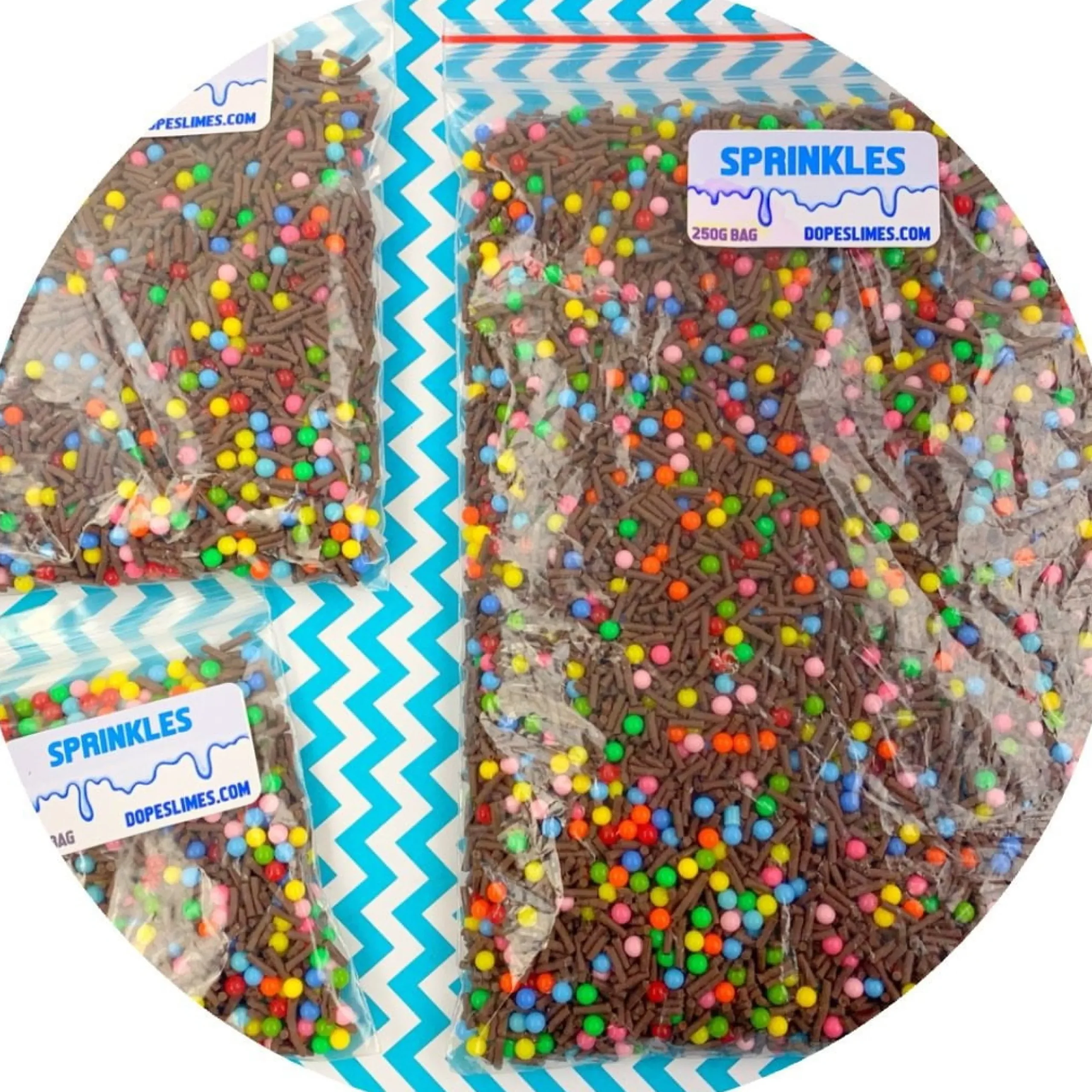 Slime Sprinkles>Dope Slime Cosmo Brownie Sprinkle Mix