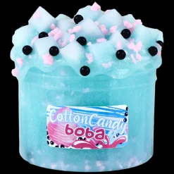 Clear Base Slime>Dope Slime Cotton Candy Boba