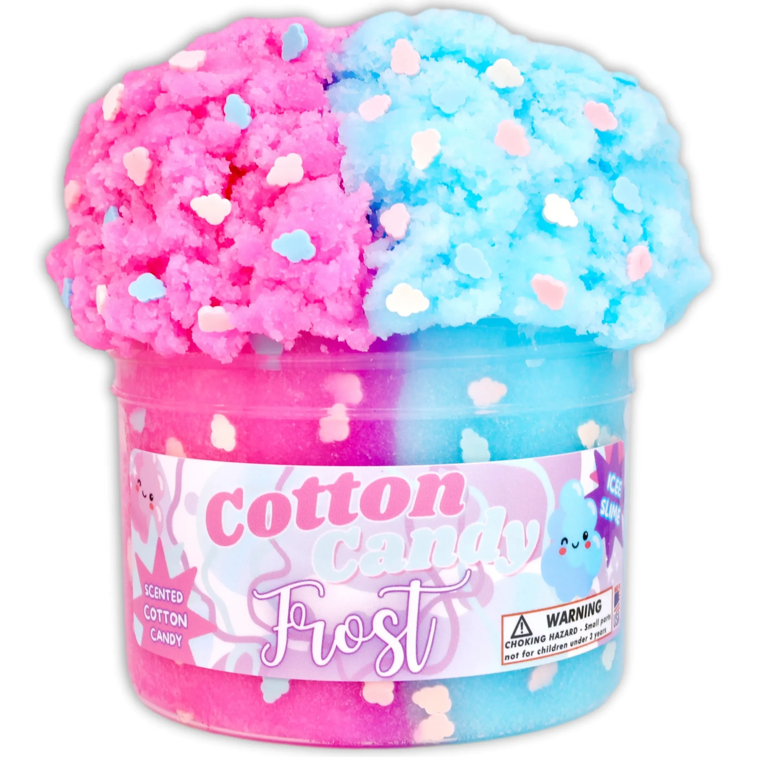 Icee Slime|Unique Textured Slime>Dope Slime Cotton Candy Frost