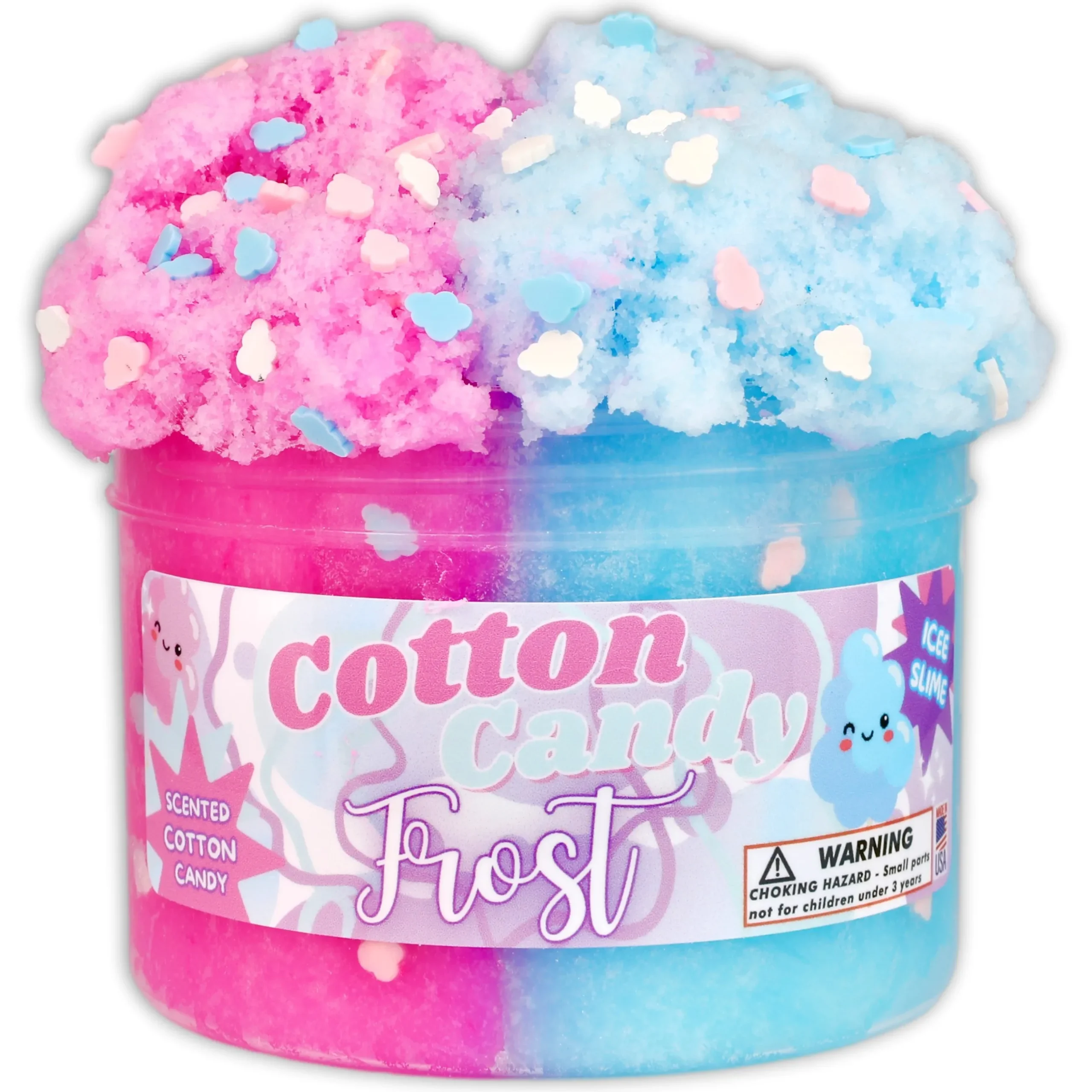 Icee Slime|Unique Textured Slime>Dope Slime Cotton Candy Frost