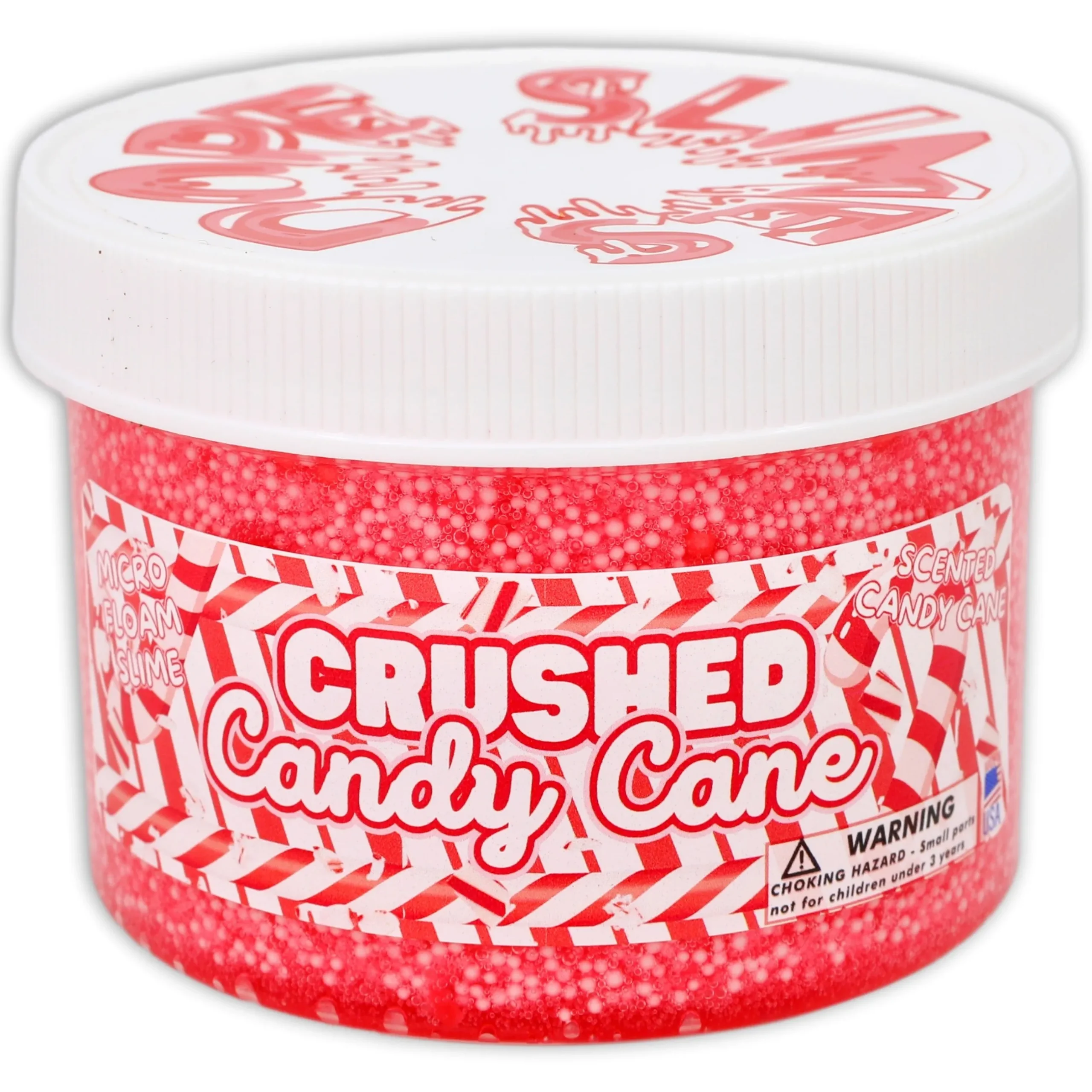 Butter Slime|Beaded Slime>Dope Slime Crushed Candy Cane