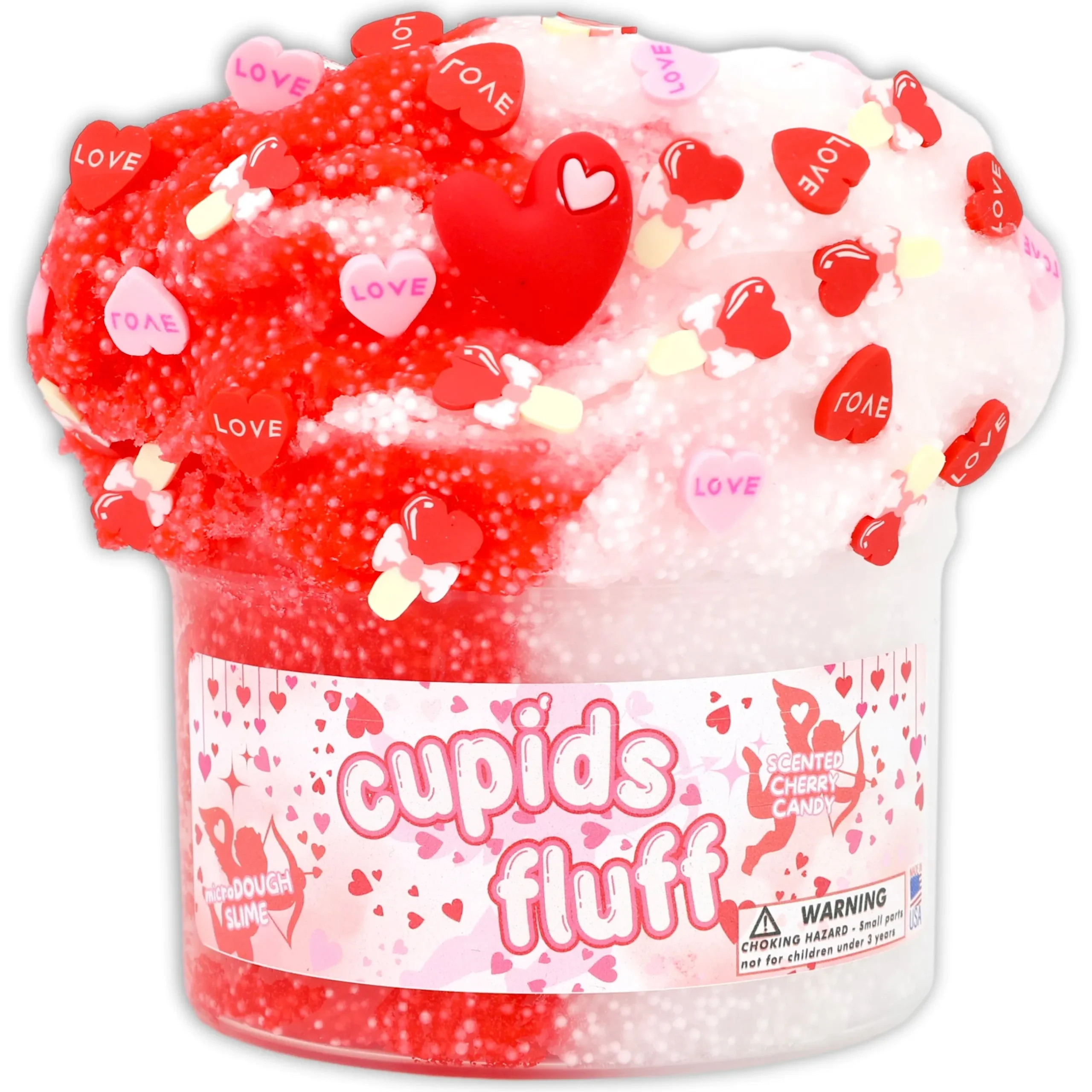 Unique Textured Slime>Dope Slime Cupids Fluff microDOUGH